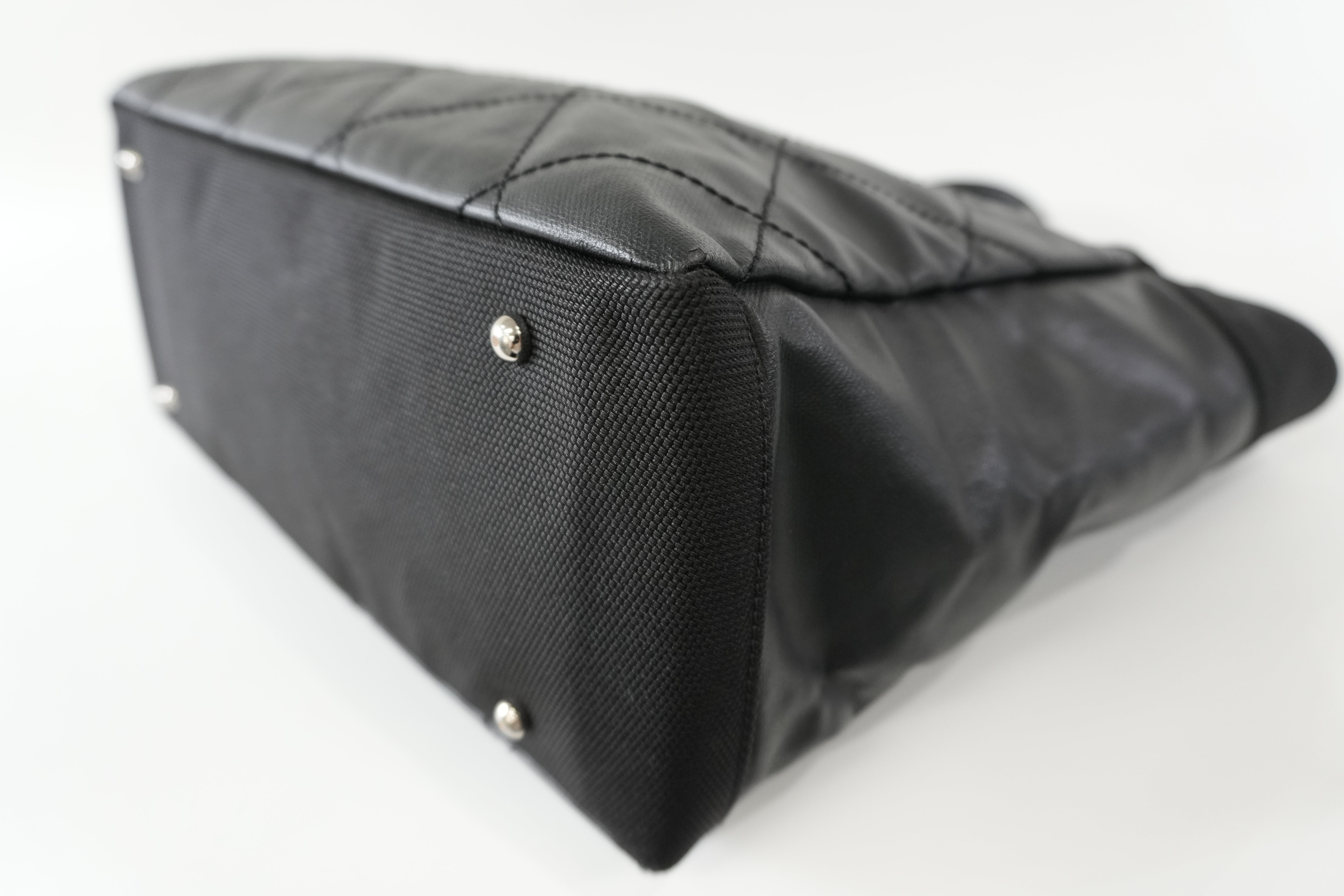 Pre-owned Chanel Paris Biarritz Tote Bag Black