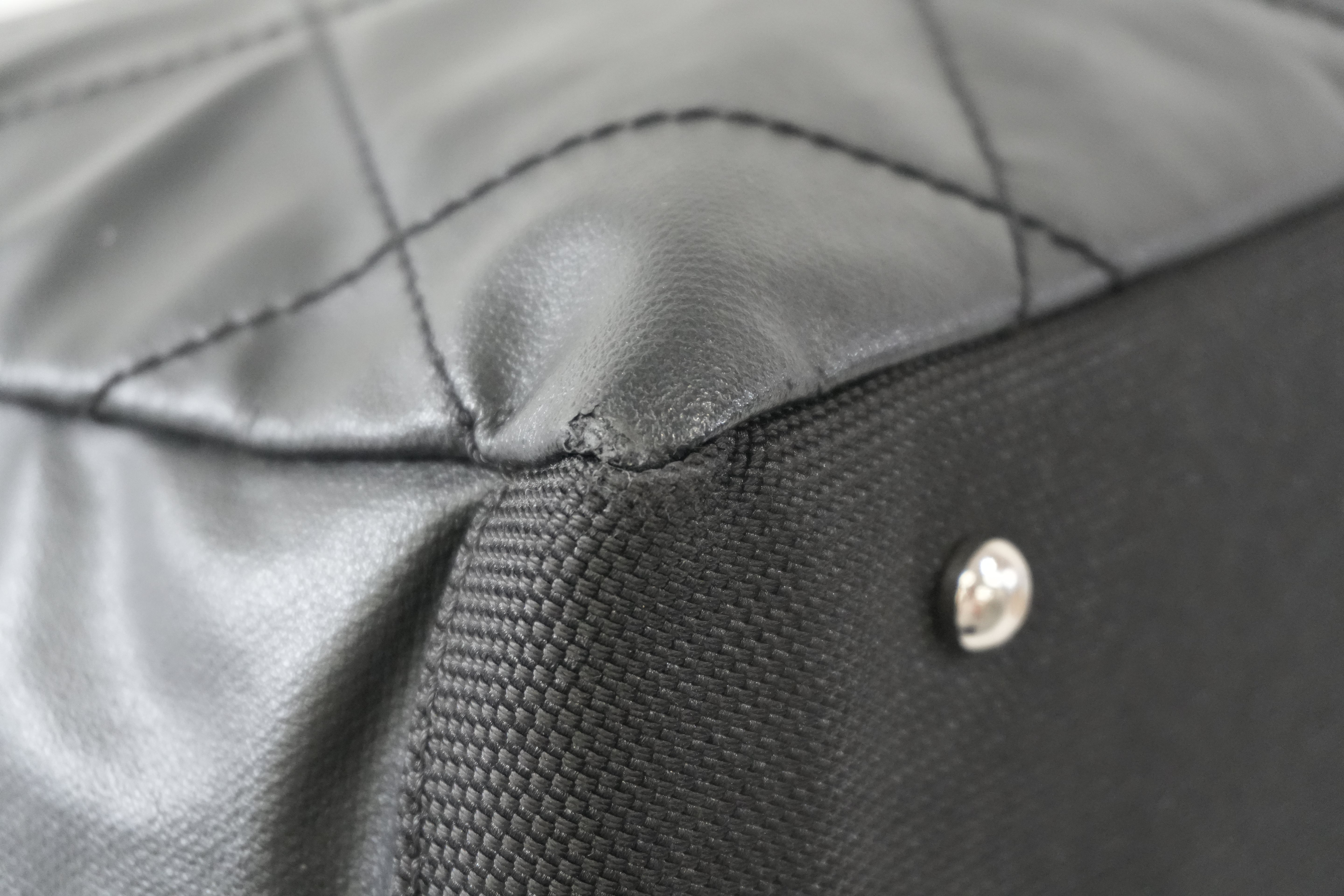 Pre-owned Chanel Paris Biarritz Tote Bag Black