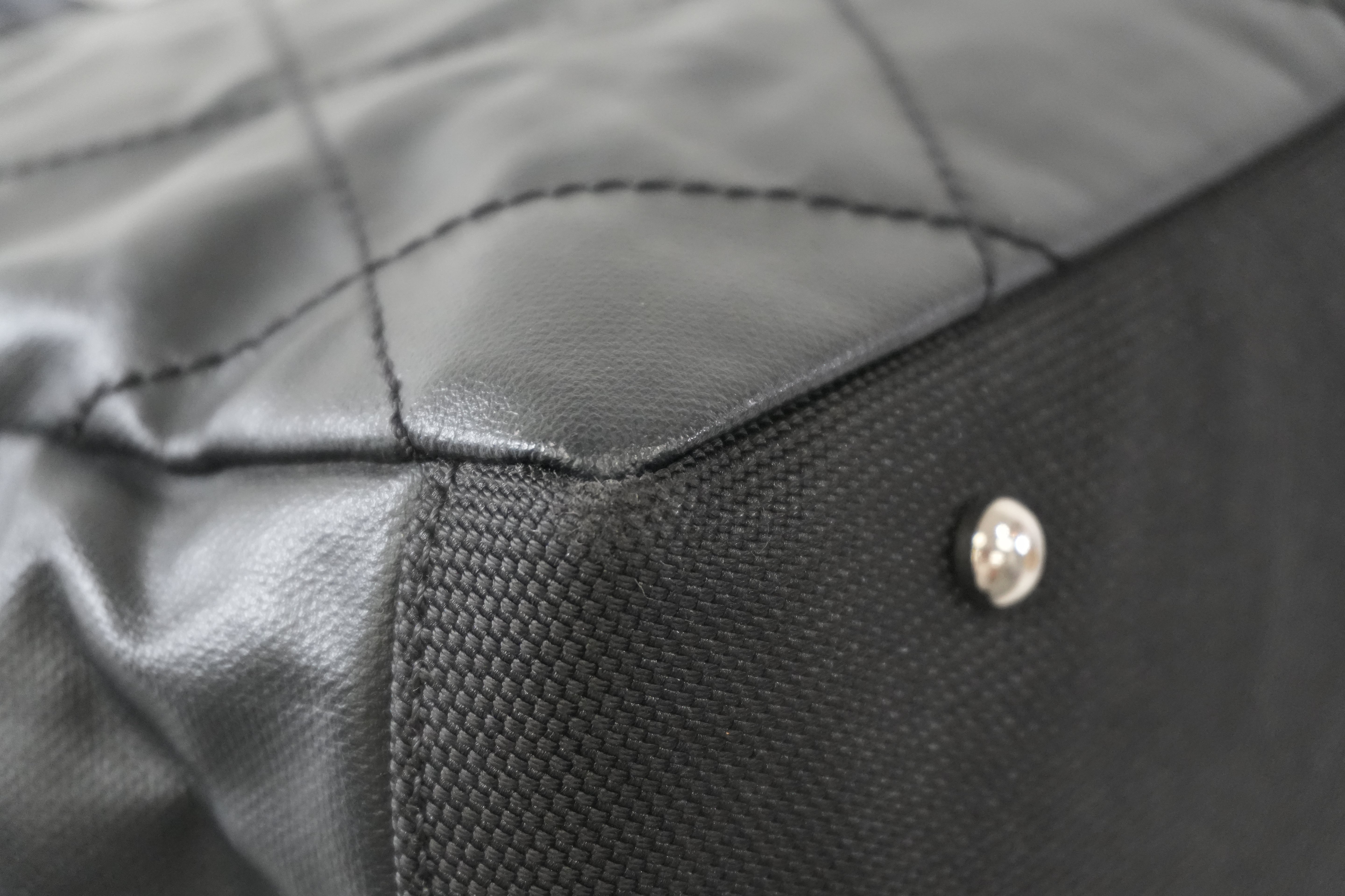 Pre-owned Chanel Paris Biarritz Tote Bag Black