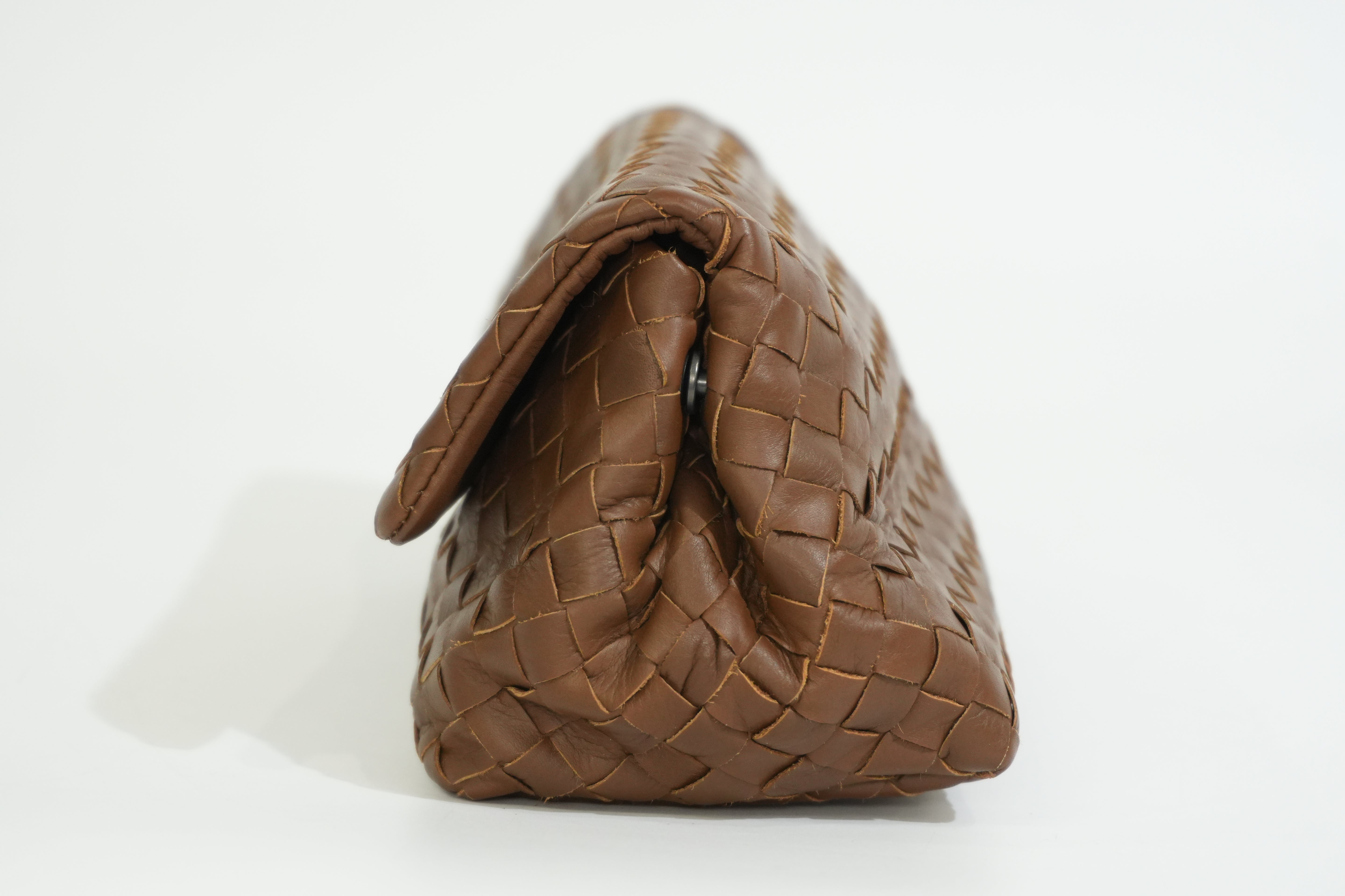 Pre-owned Bottega Pouch Brown