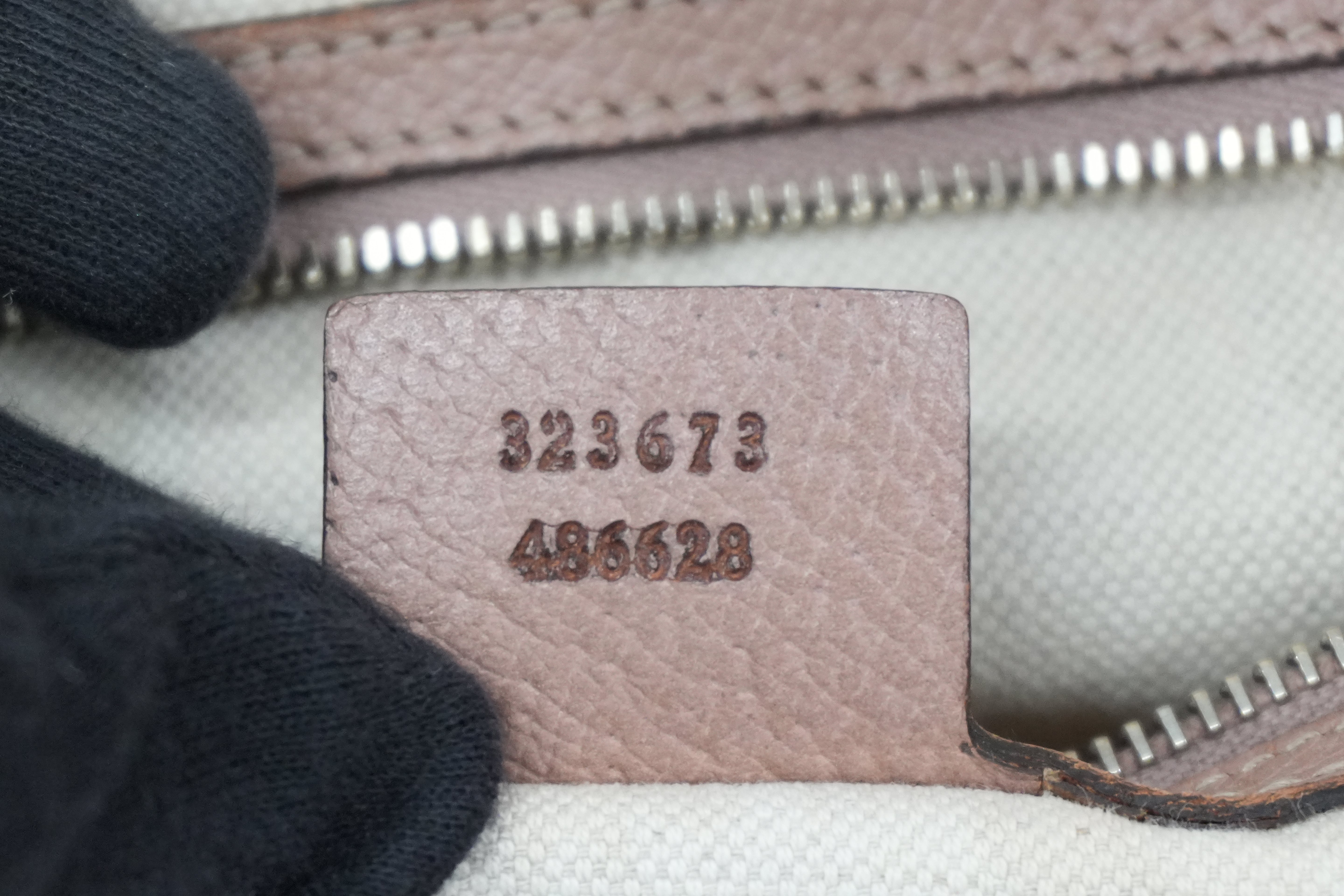 Pre-owned Gucci Fabric Canvas Guccisima Tote Bag Pink