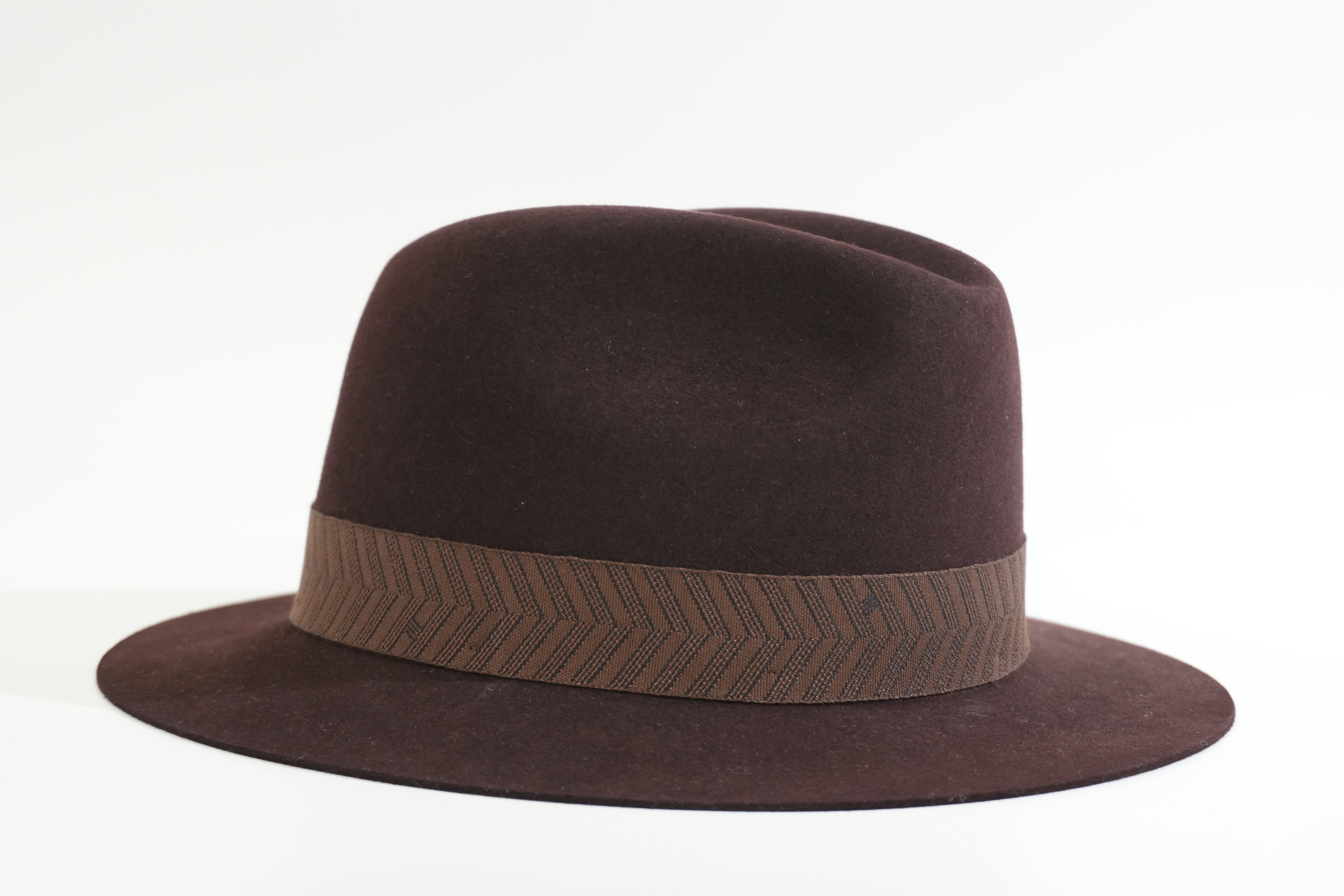 Pre-owned Hermes Hat Brown