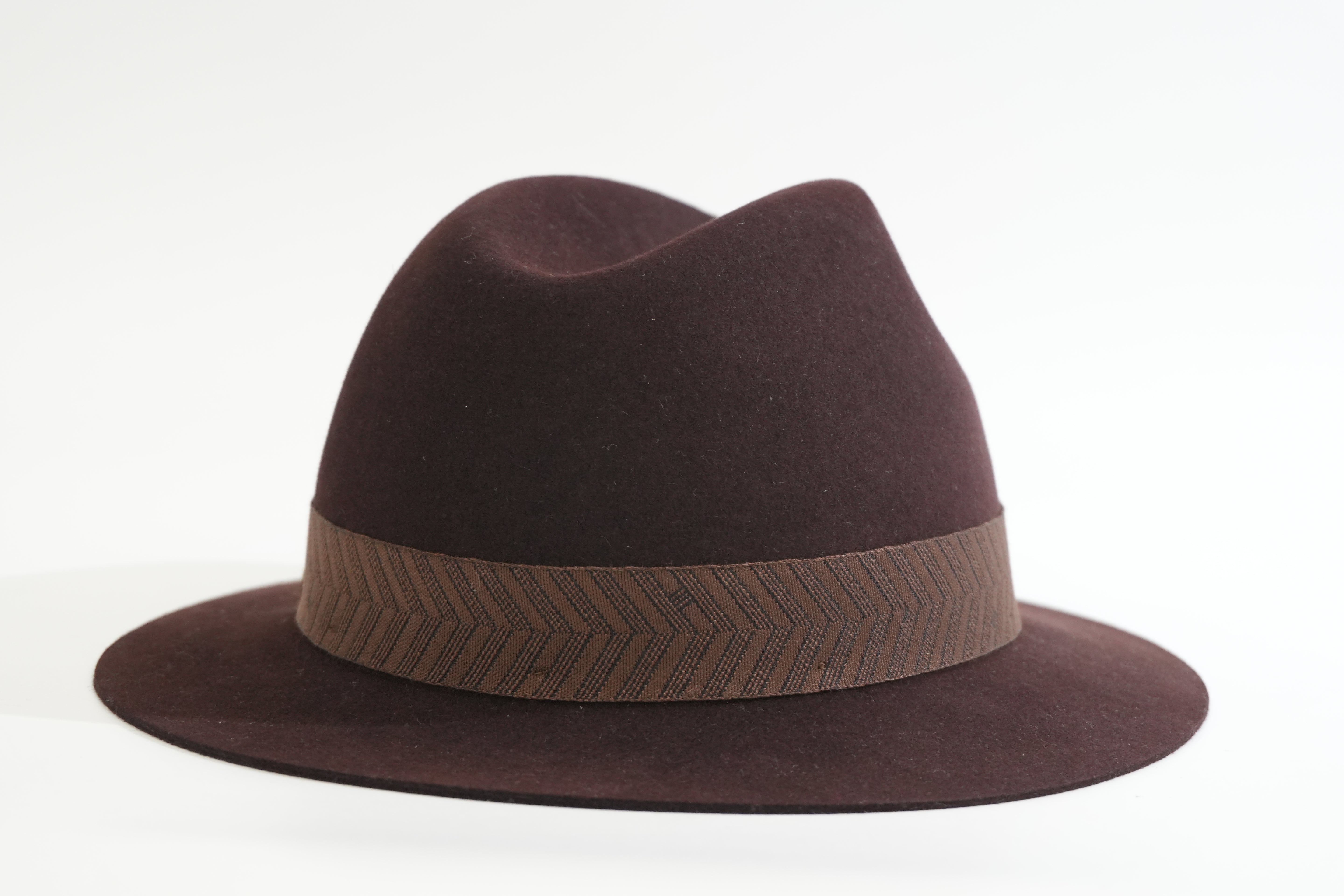 Pre-owned Hermes Hat Brown