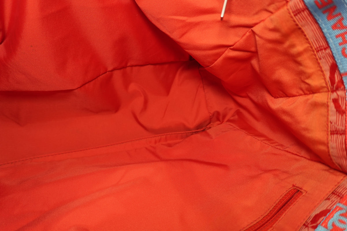 Pre-Owned Chanel New Travel Line MM Orange