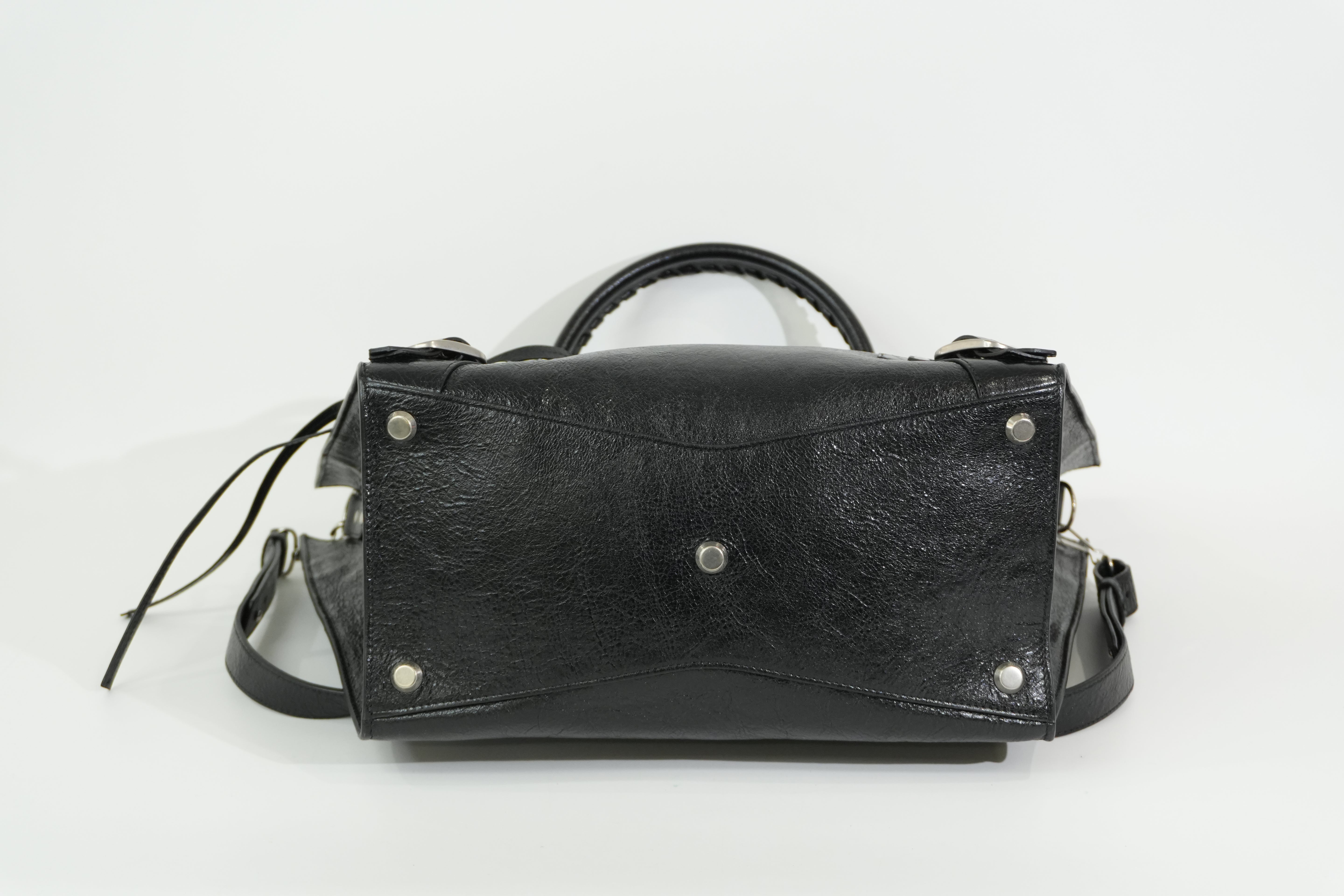 Pre-owned Balenciaga Classic Upside Down Medium Tote bag Black