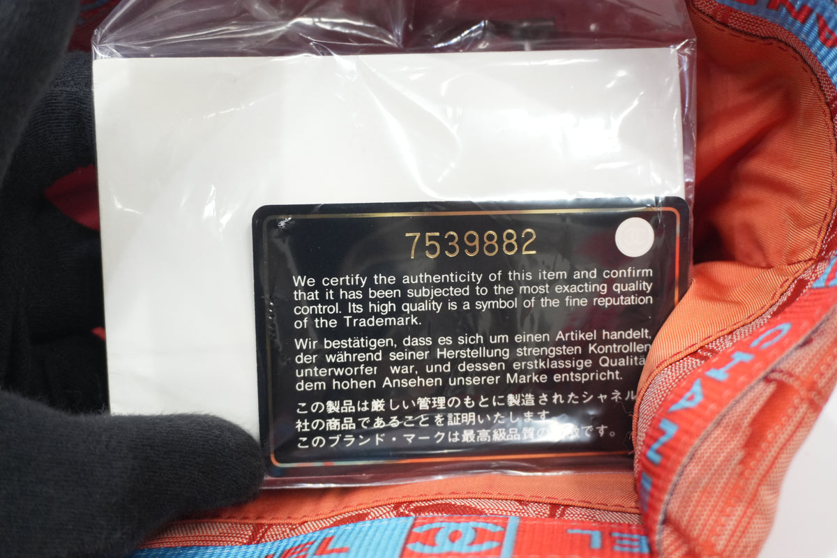 Pre-Owned Chanel New Travel Line MM Orange