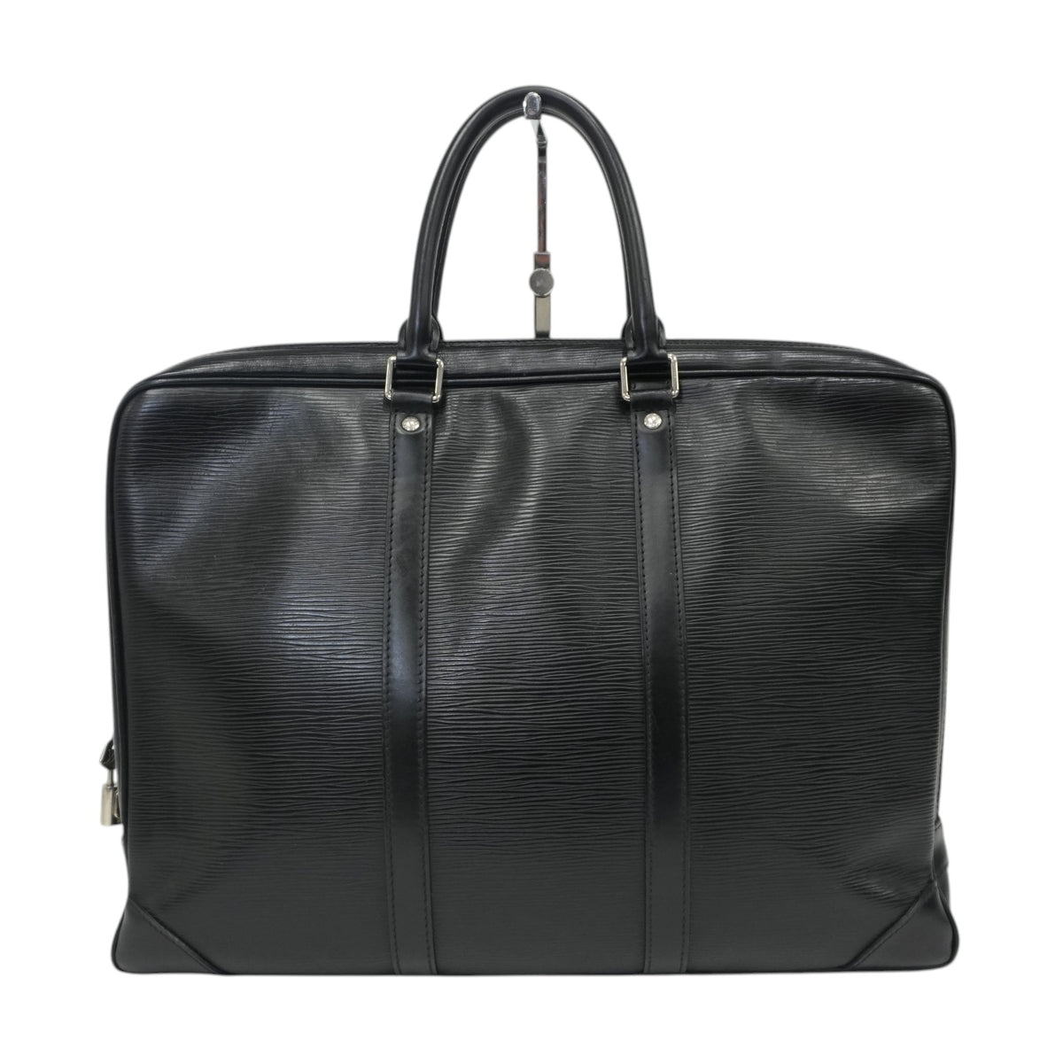 Pre-Owned Louis Vuitton Epi Porte Documents Briefcase Black