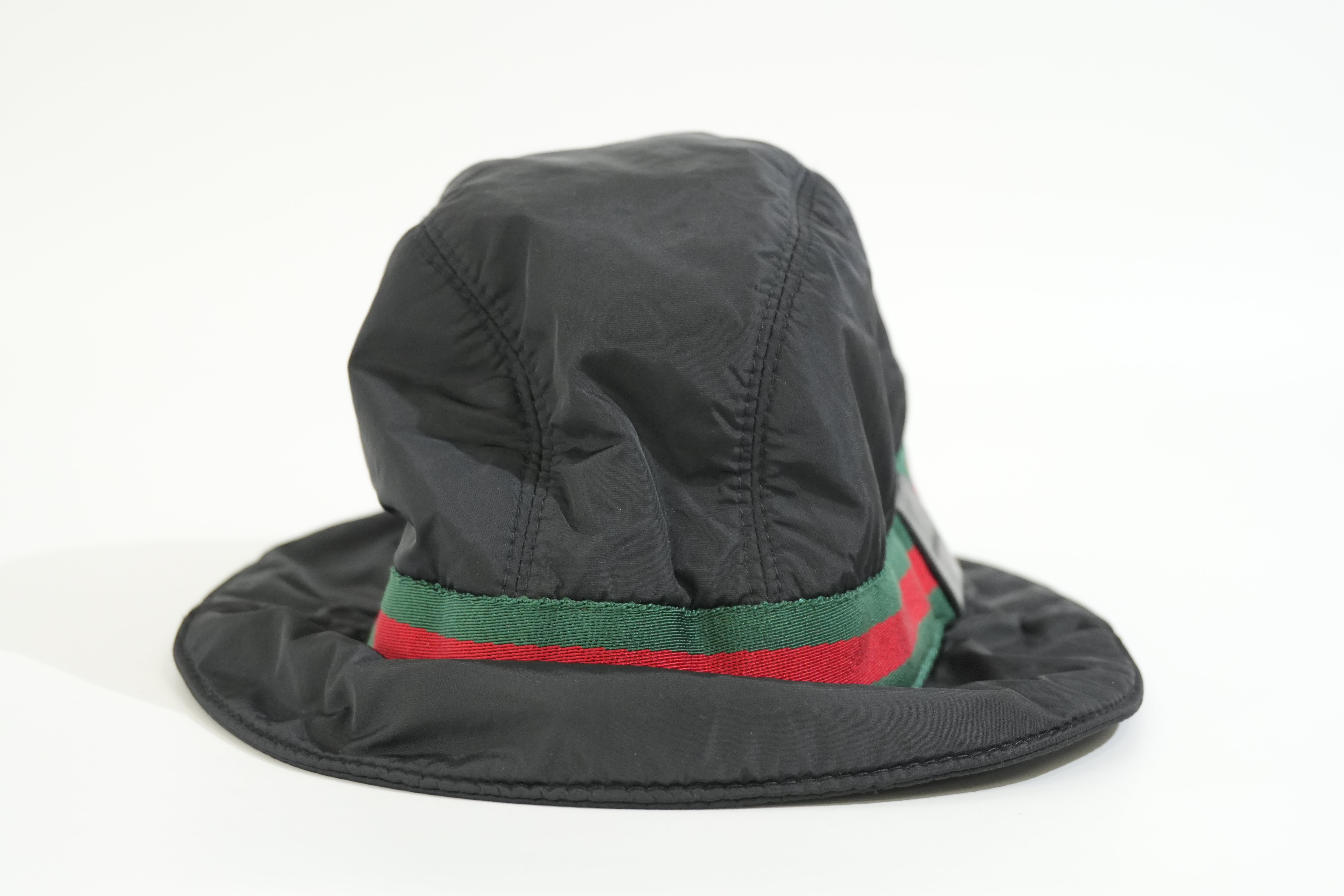 Pre-owned Gucci Women's Bucket Hat Black