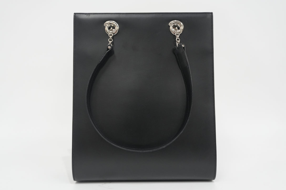 Pre-Owned Cartier Panthere Tote Bag Black