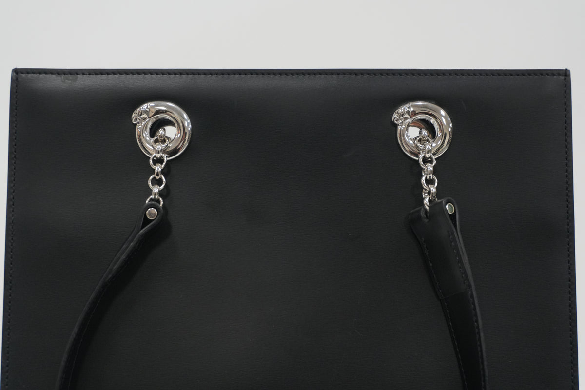 Pre-Owned Cartier Panthere Tote Bag Black