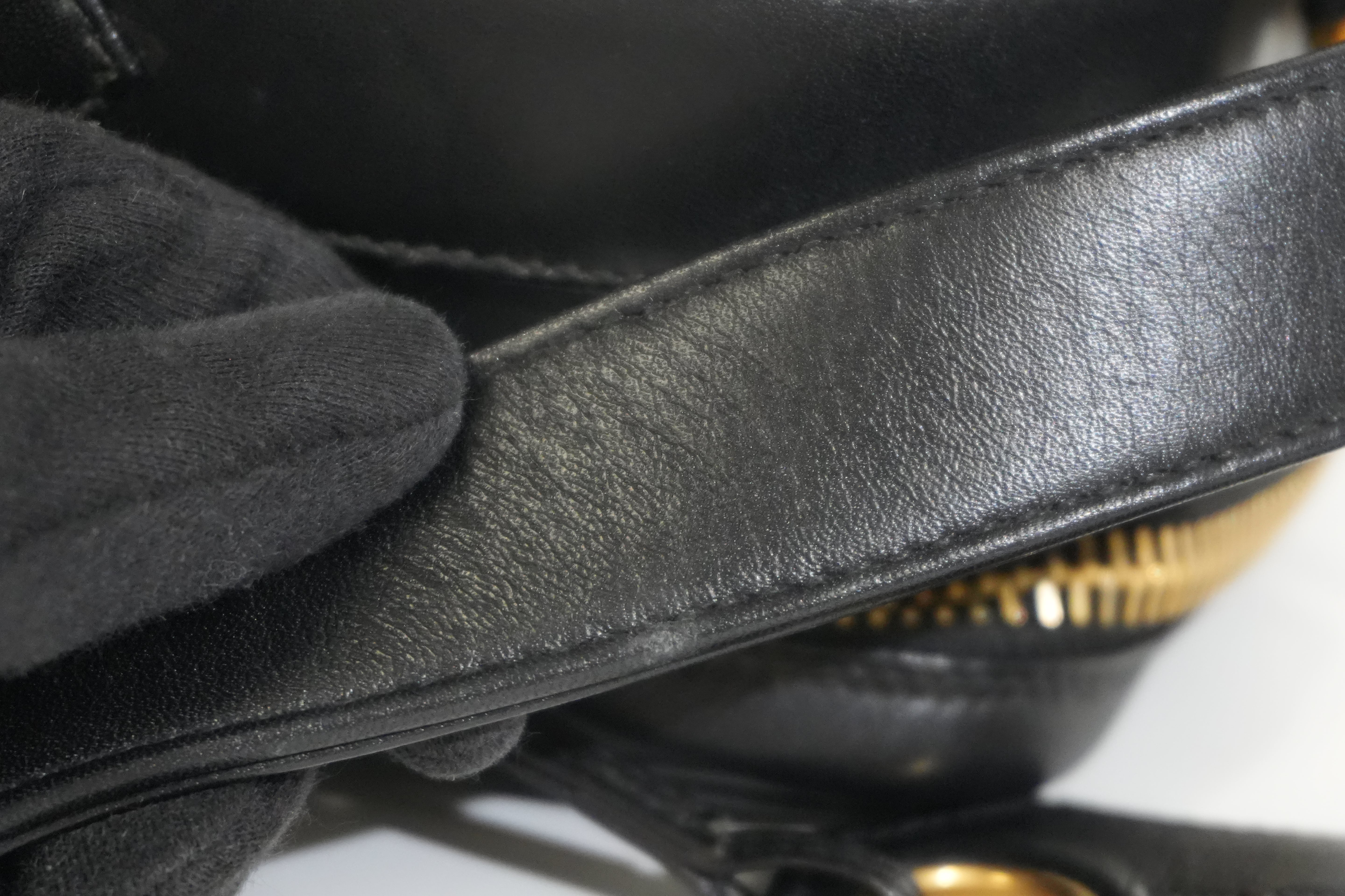 Pre-owned Chanel Two Way Business Briefcase Shoulder Bag Black