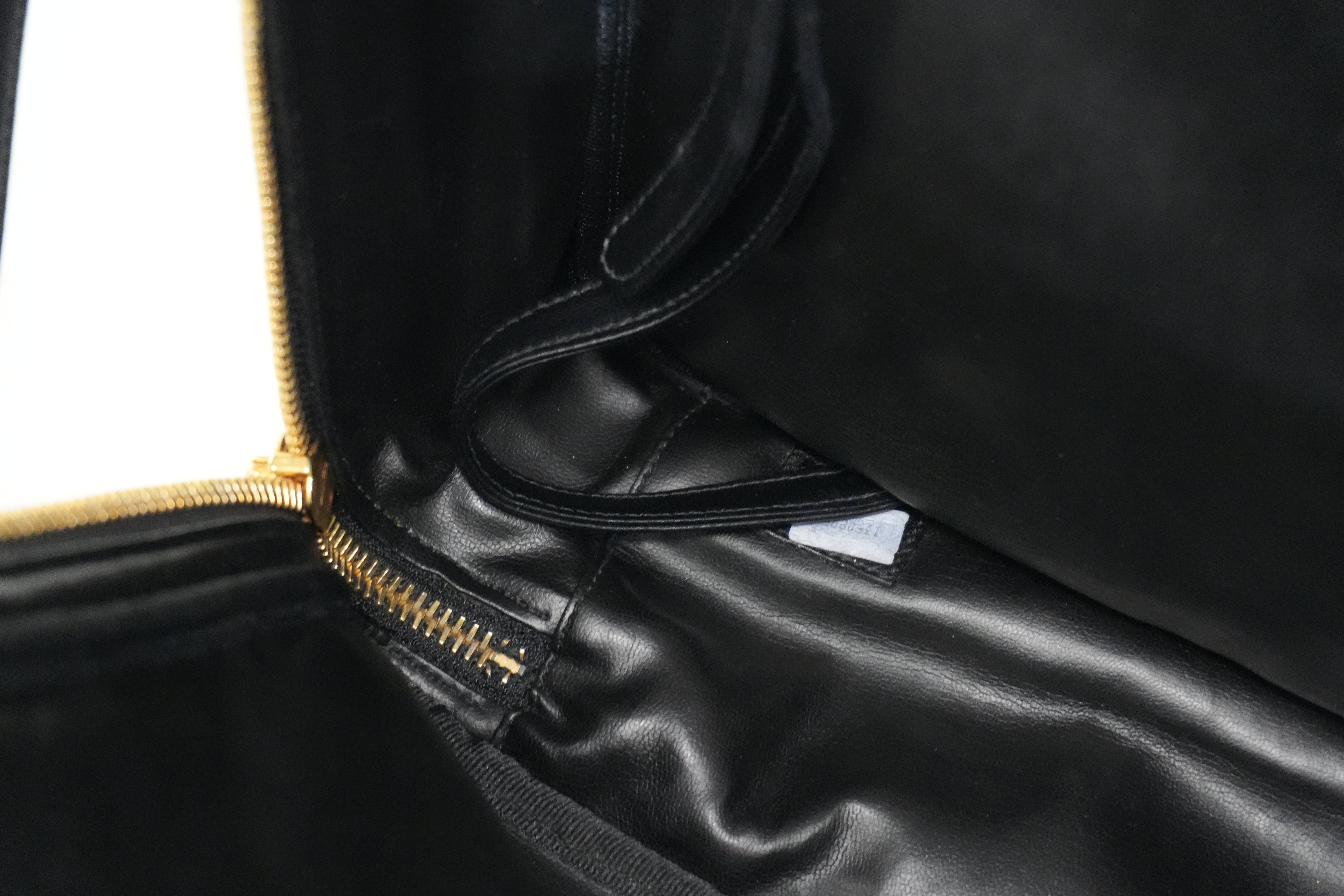 Pre-owned Chanel Two Way Business Briefcase Shoulder Bag Black