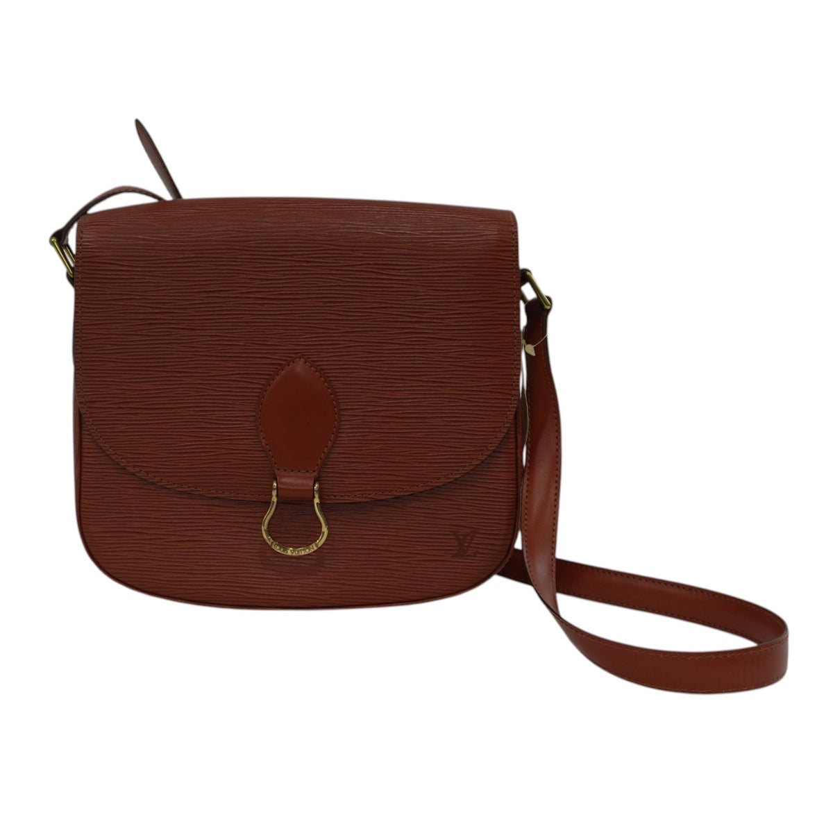 Pre-Owned Louis Vuitton Epi Saint Cloud GM Crossbody Bag Kenya Brown