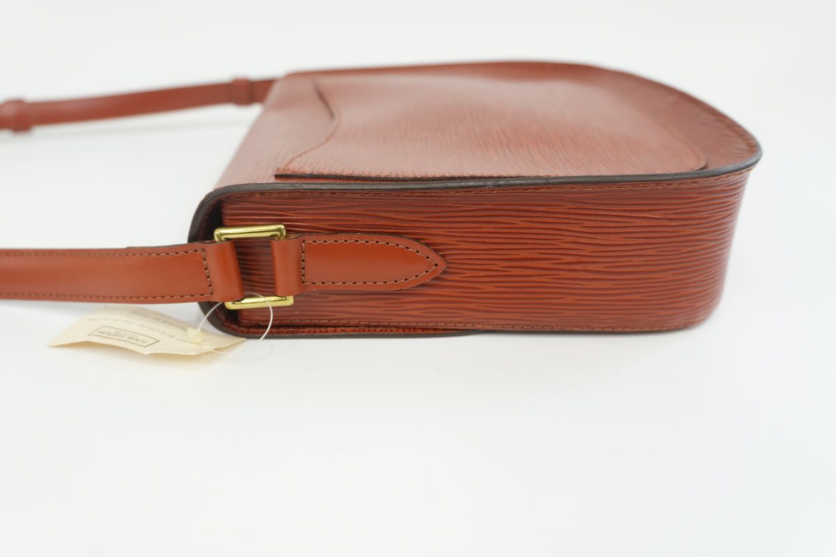 Pre-Owned Louis Vuitton Epi Saint Cloud GM Crossbody Bag Kenya Brown