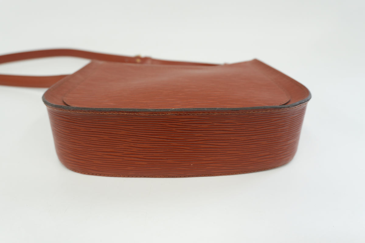 Pre-Owned Louis Vuitton Epi Saint Cloud GM Crossbody Bag Kenya Brown