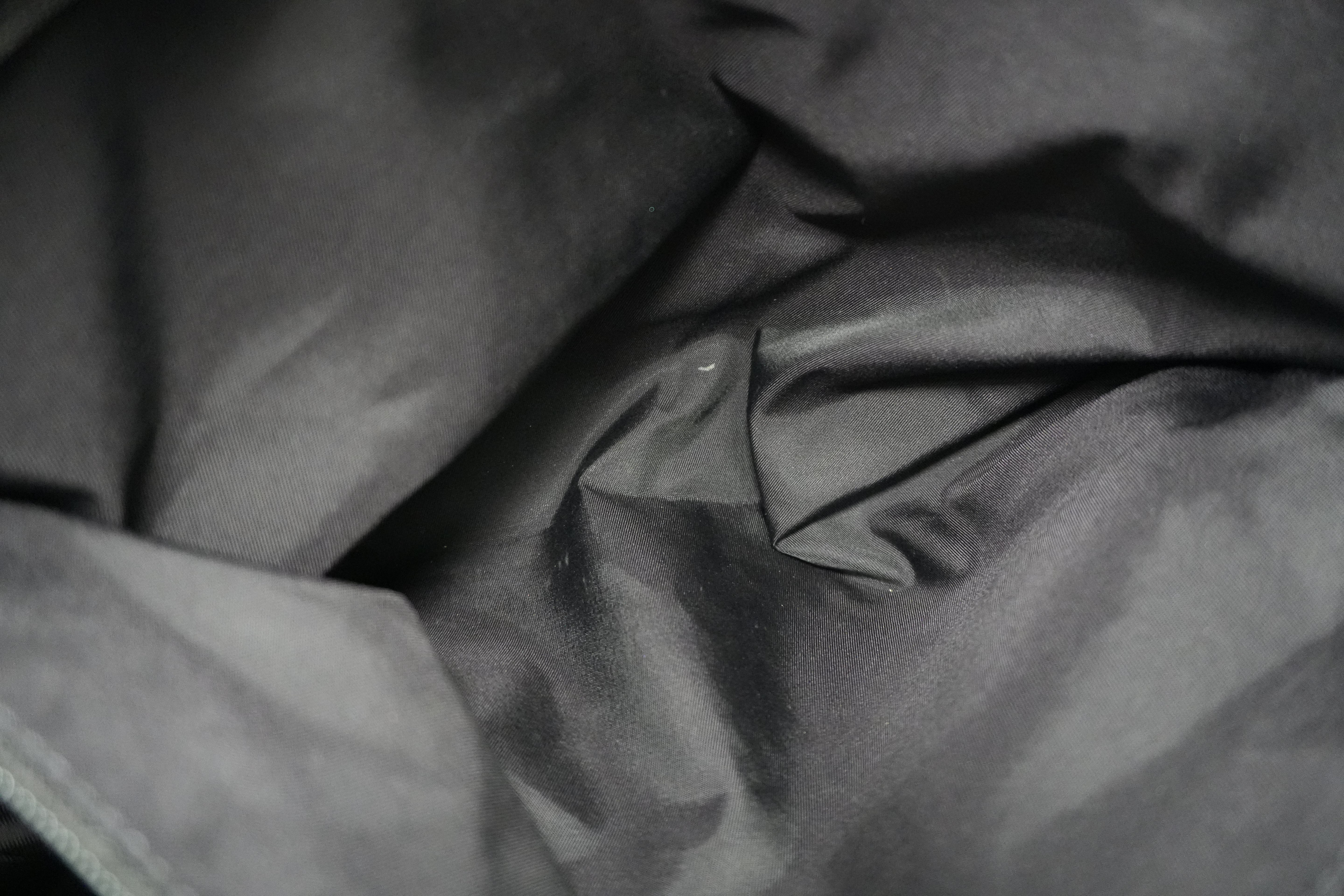 Chanel New Travel Line Tote Bag Black Nylon Used