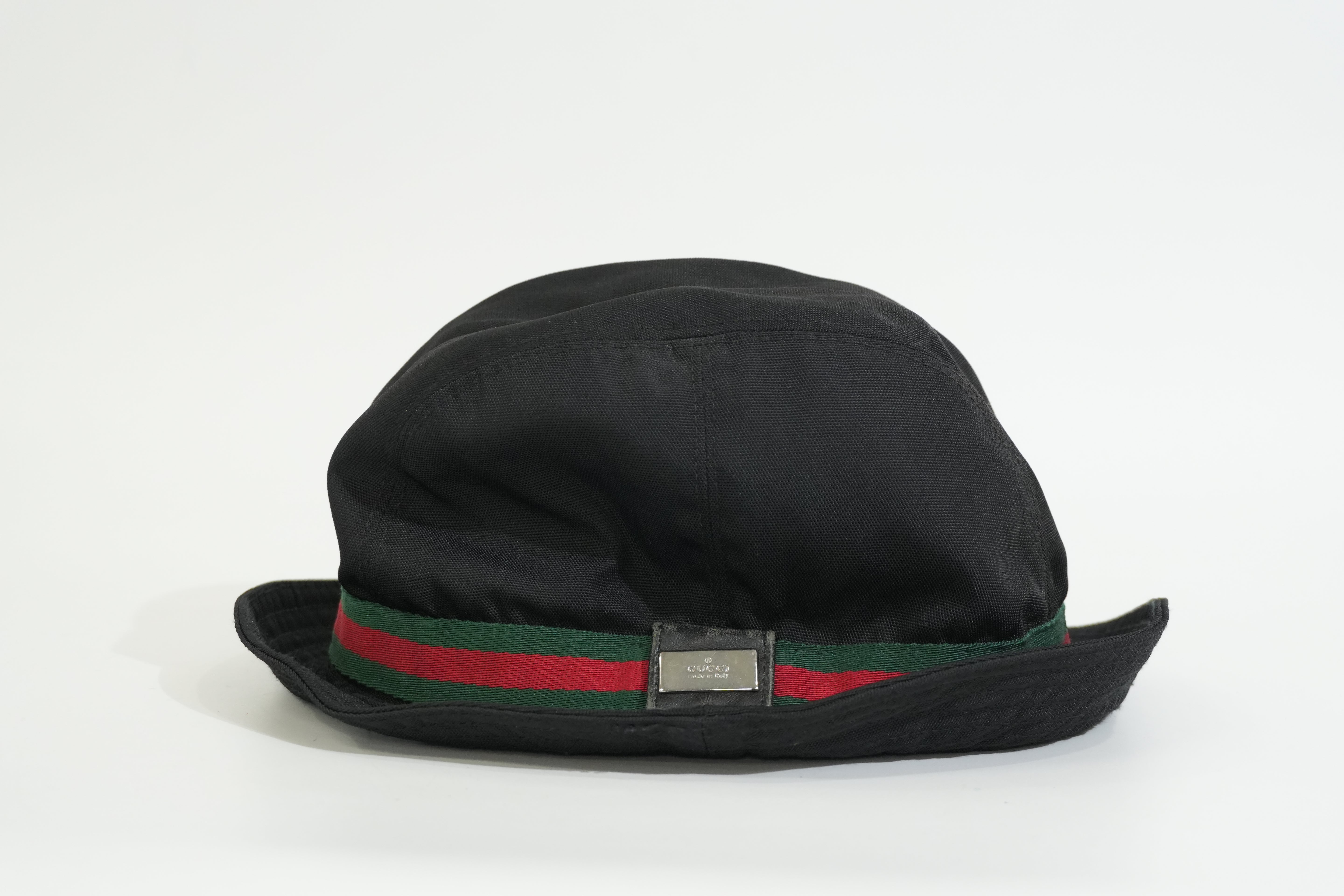 Pre-owned Gucci Bucket Hat Black