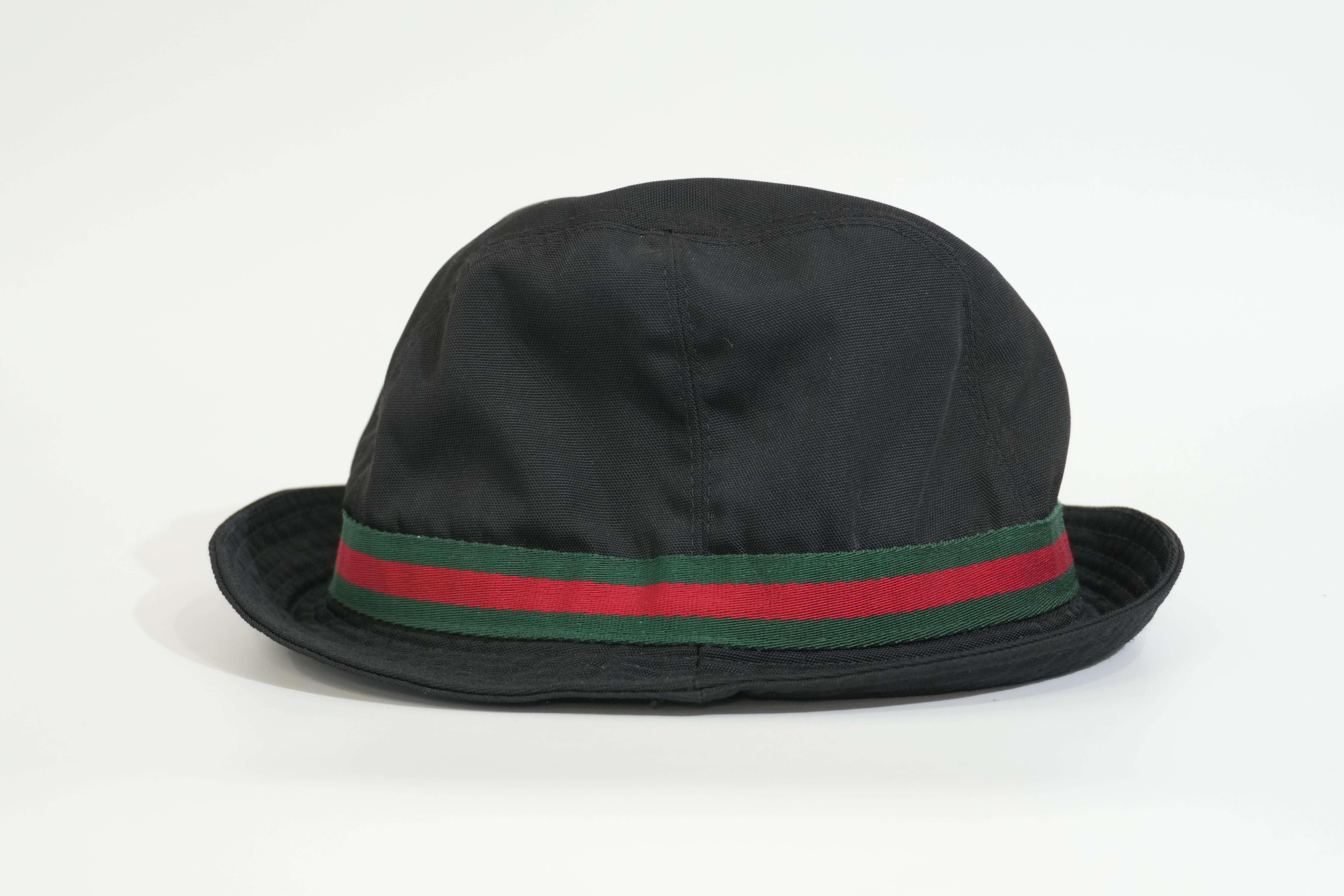 Pre-owned Gucci Bucket Hat Black