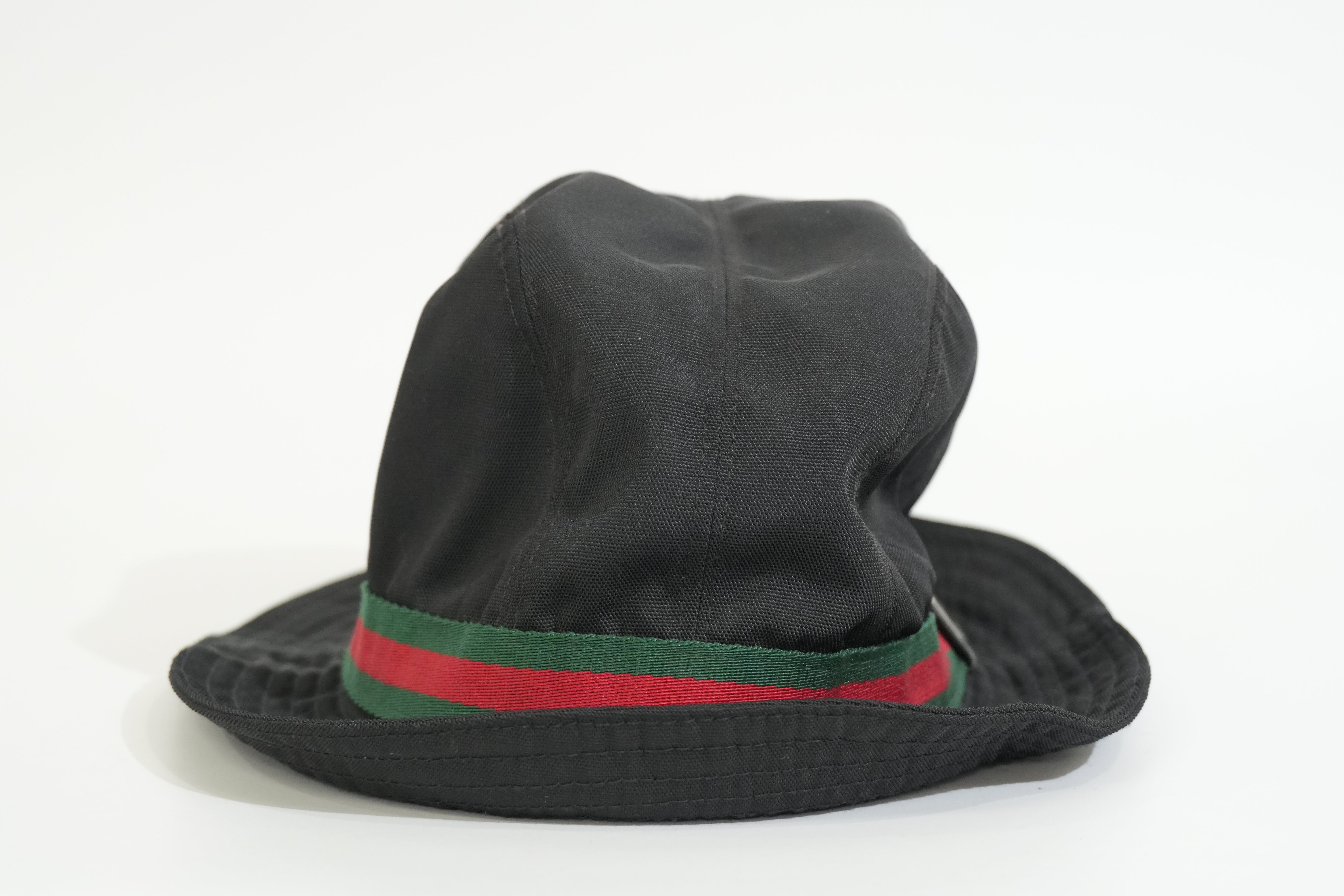 Pre-owned Gucci Bucket Hat Black