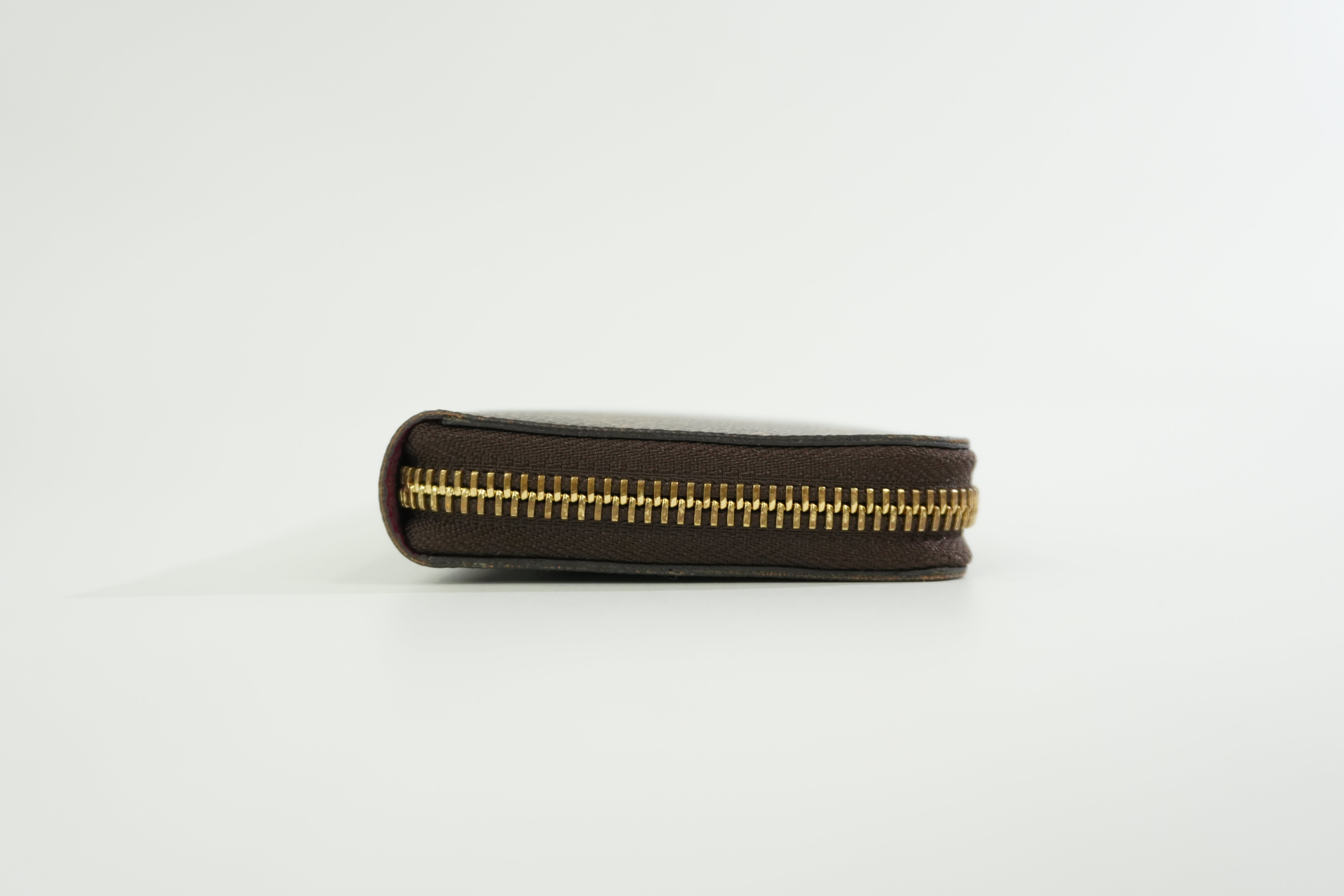 Pre-owned Louis Vuitton Monogram Clemence Wallet Purple