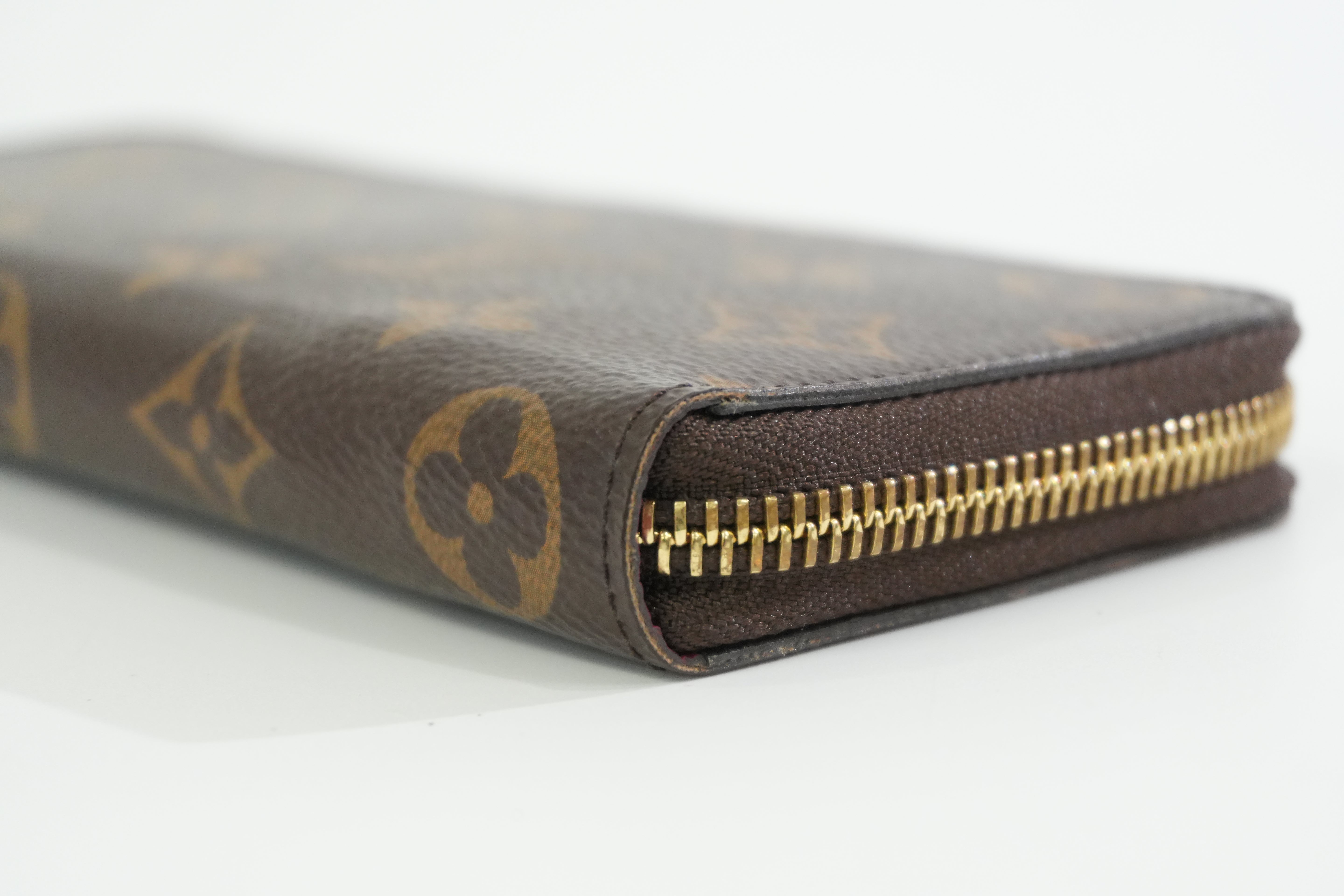 Pre-owned Louis Vuitton Monogram Clemence Wallet Purple