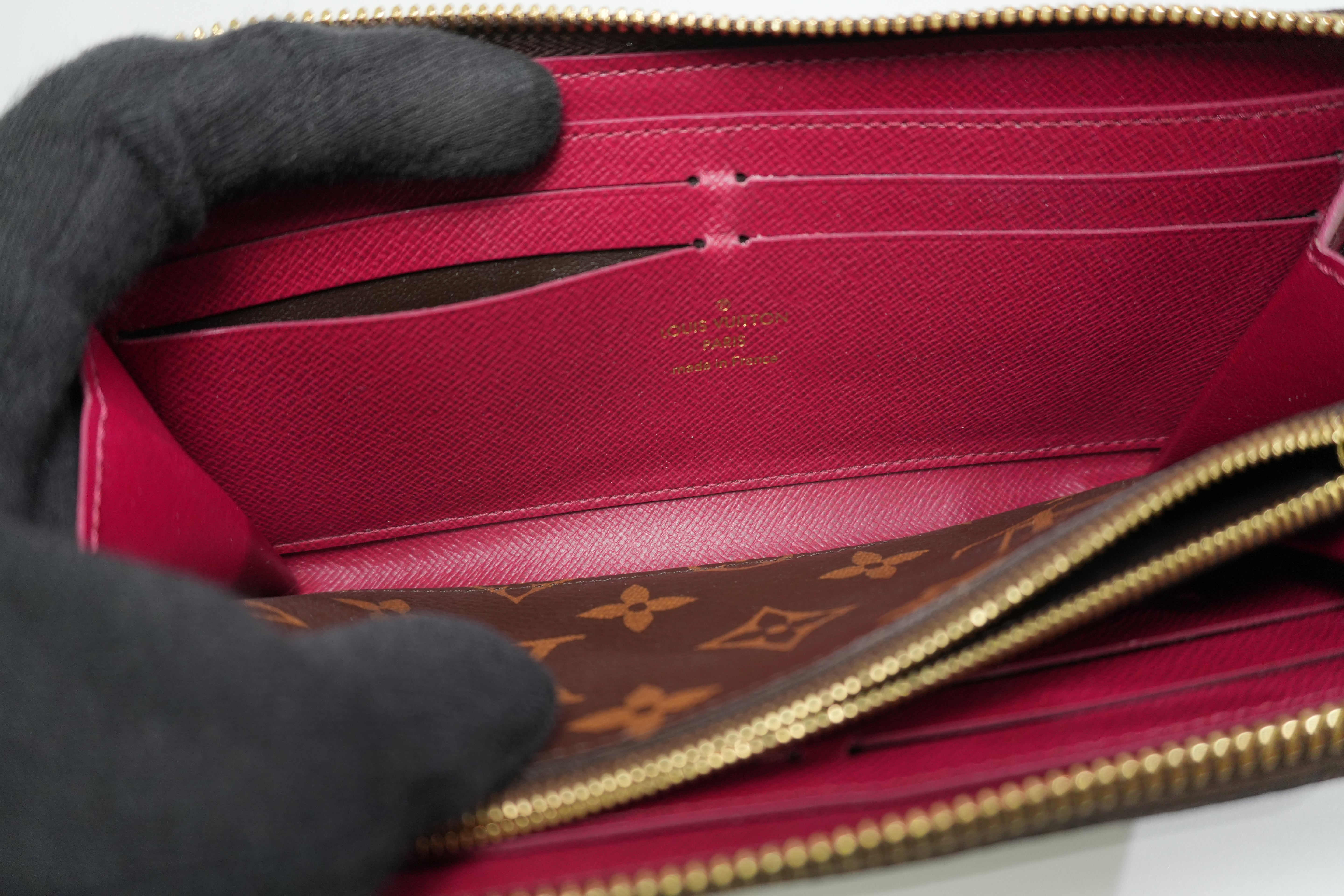 Pre-owned Louis Vuitton Monogram Clemence Wallet Purple