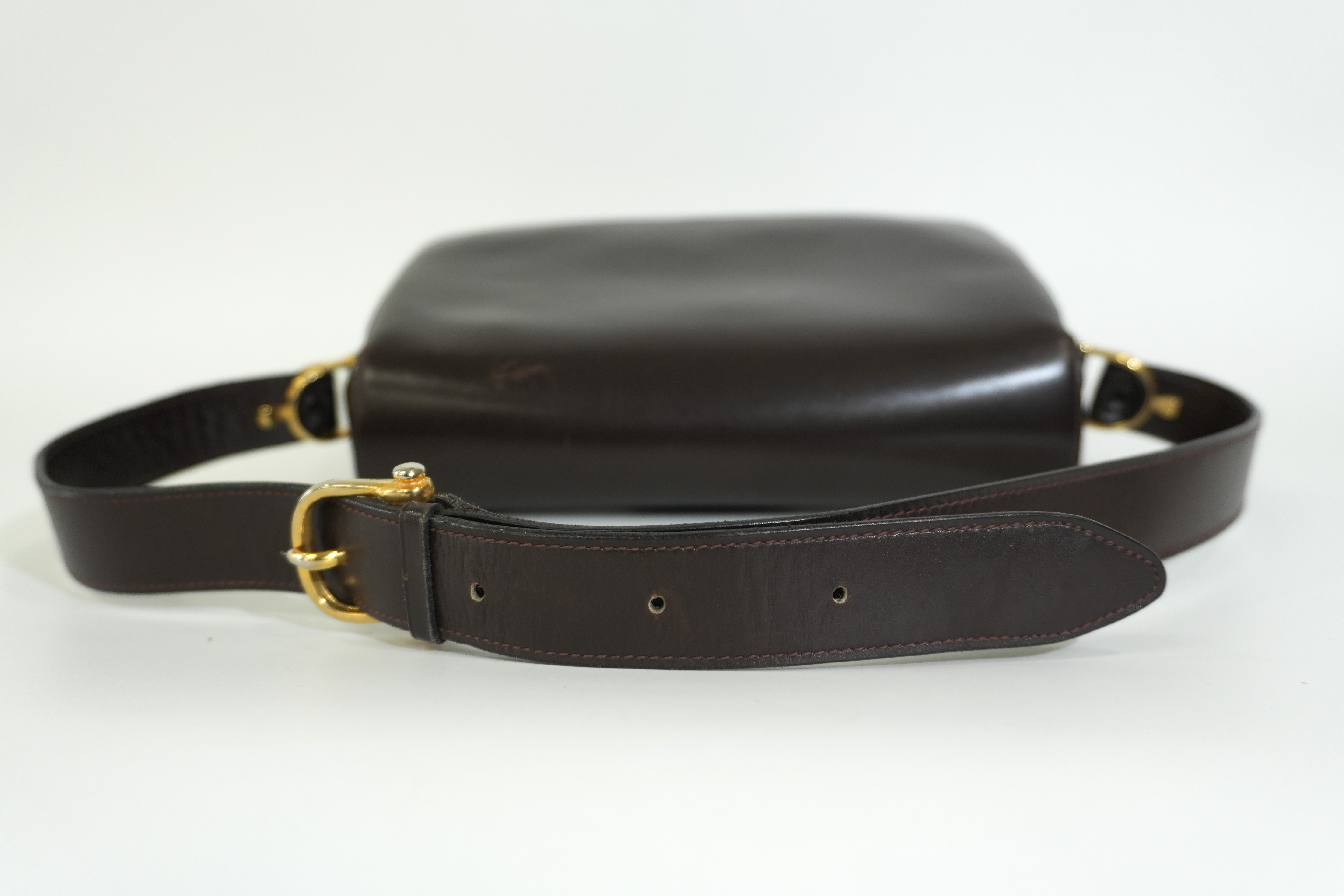 Pre-owned Celine Shoulder Bag Dark Brown