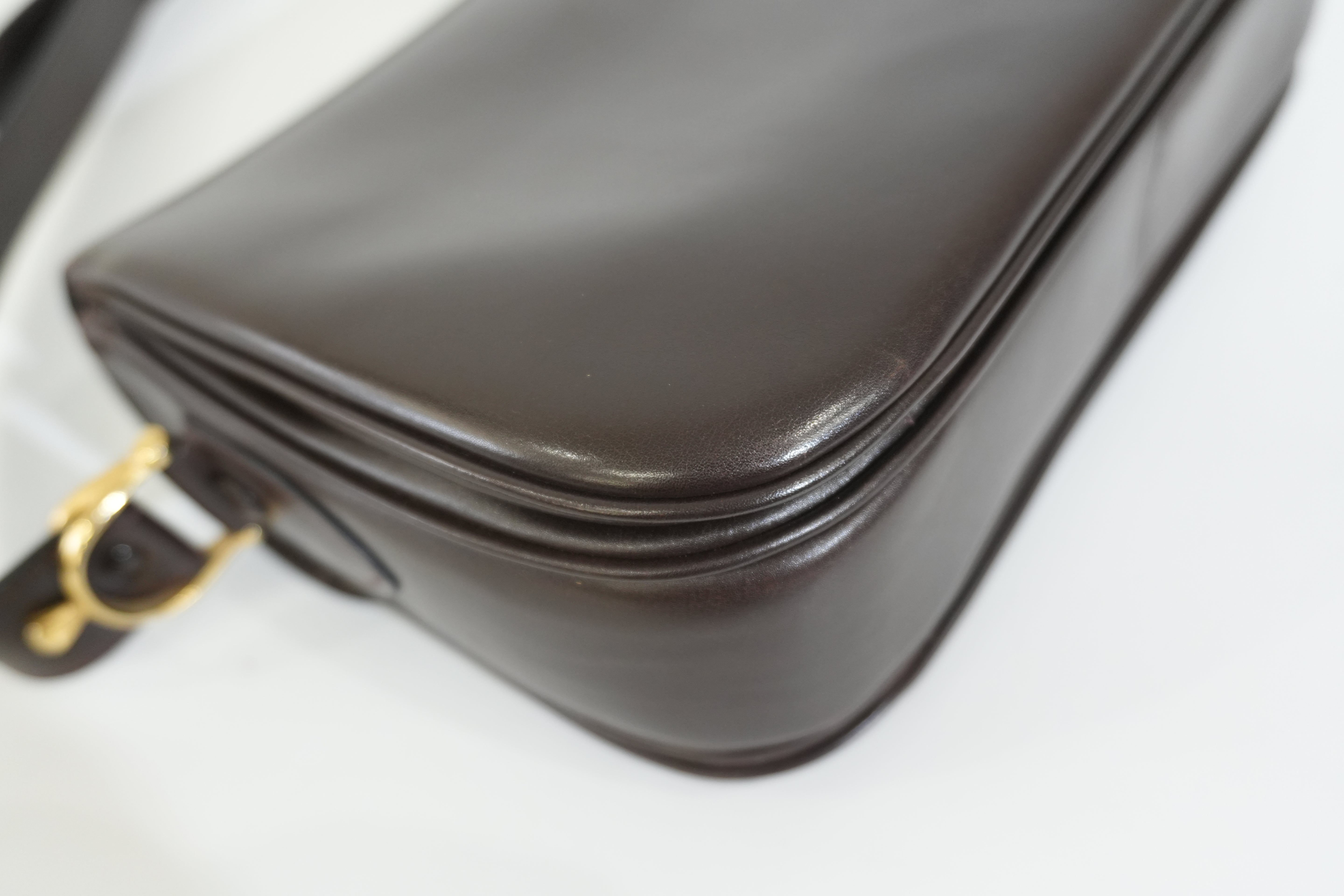 Pre-owned Celine Shoulder Bag Dark Brown