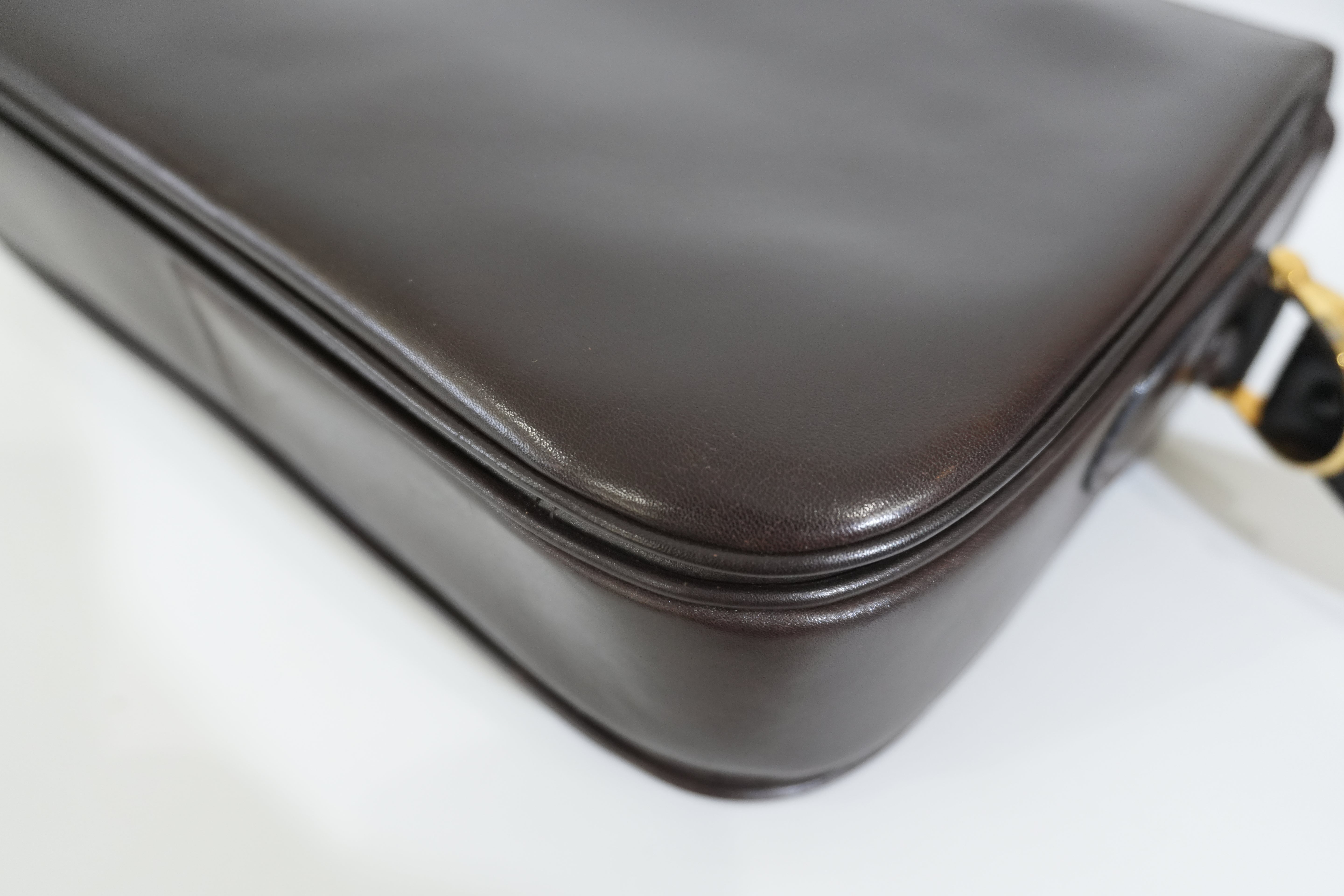 Pre-owned Celine Shoulder Bag Dark Brown