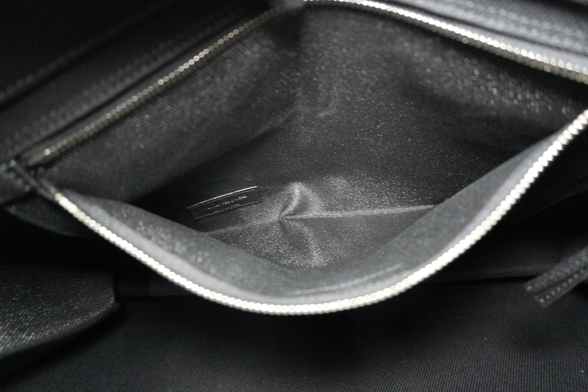 Pre-Owned Yves Saint Laurent Rive Gauche Tote Bag Black