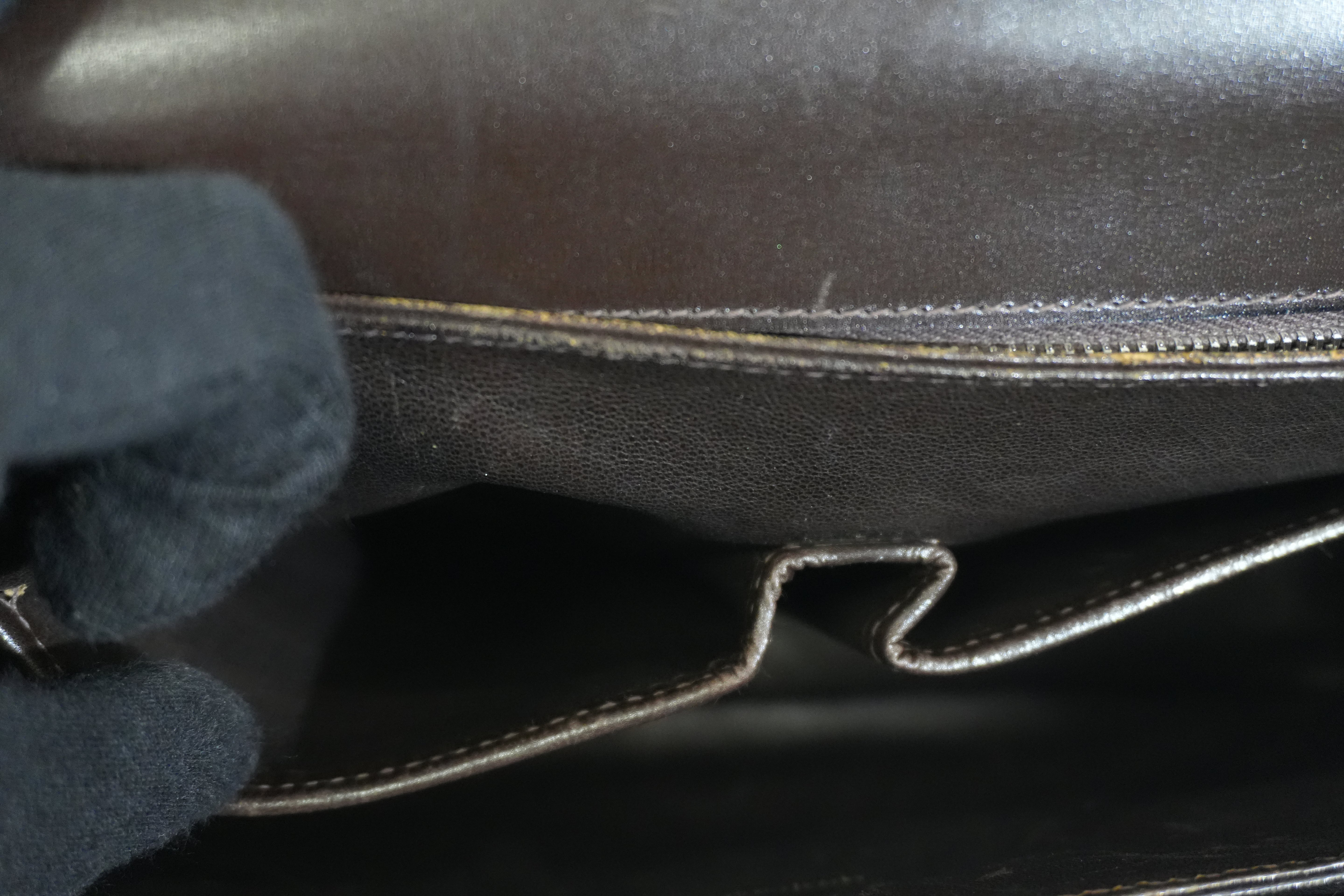 Pre-owned Celine Shoulder Bag Dark Brown