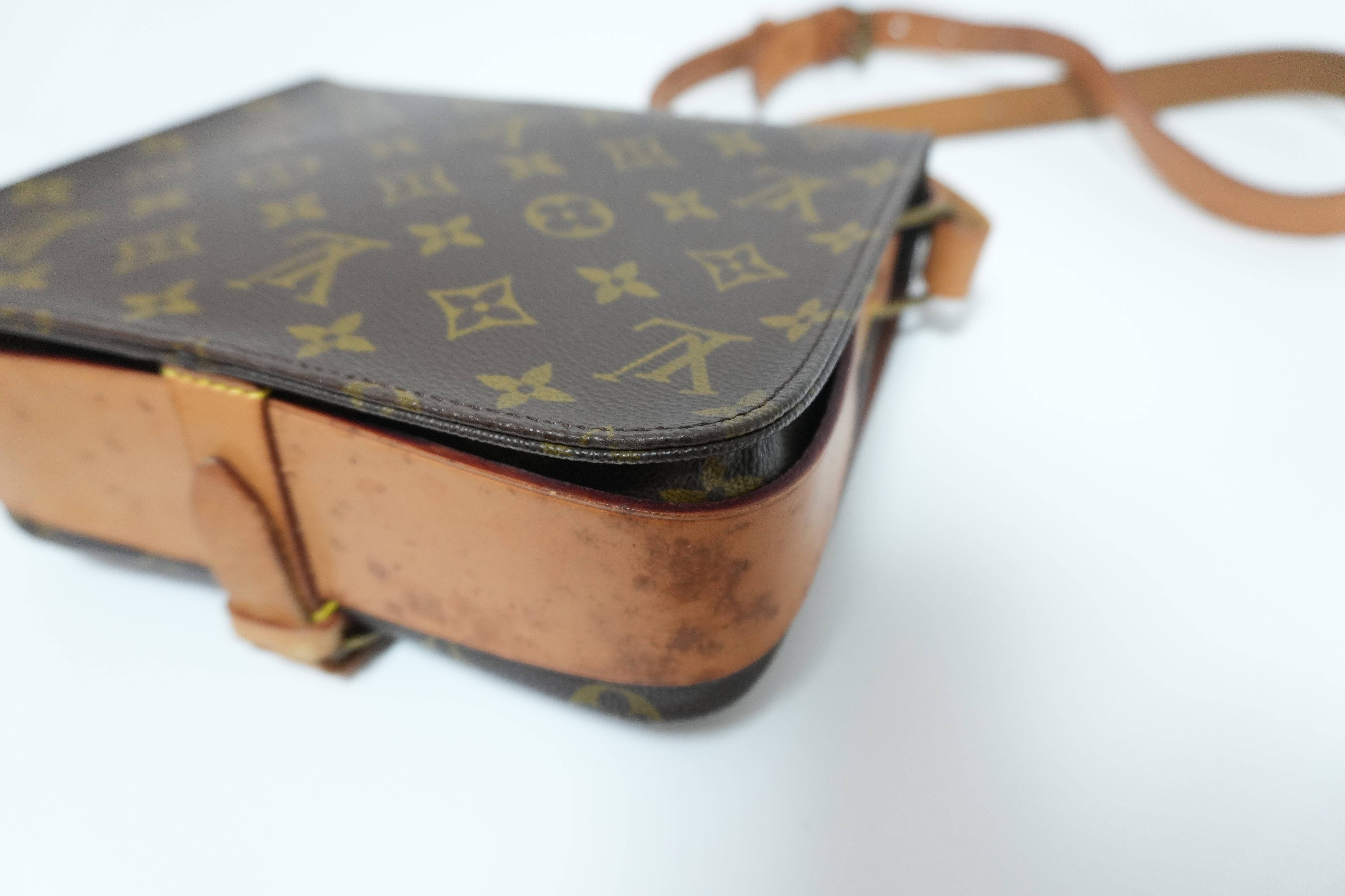 Pre-Owned Prada Saffiano Briefcase Burgundy