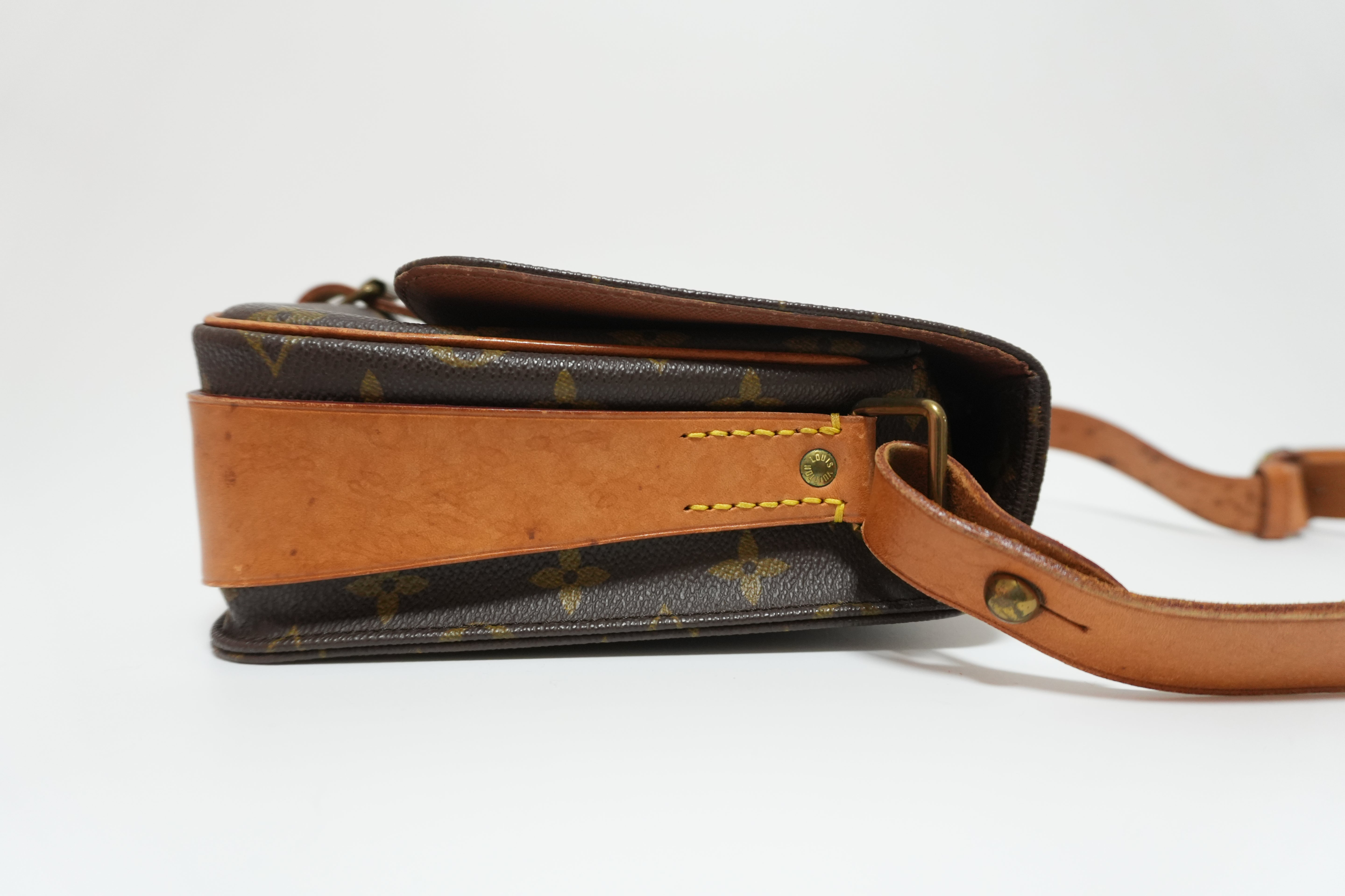 Louis Vuitton Monogram Cartouchiere 22 Shoulder Bag Used