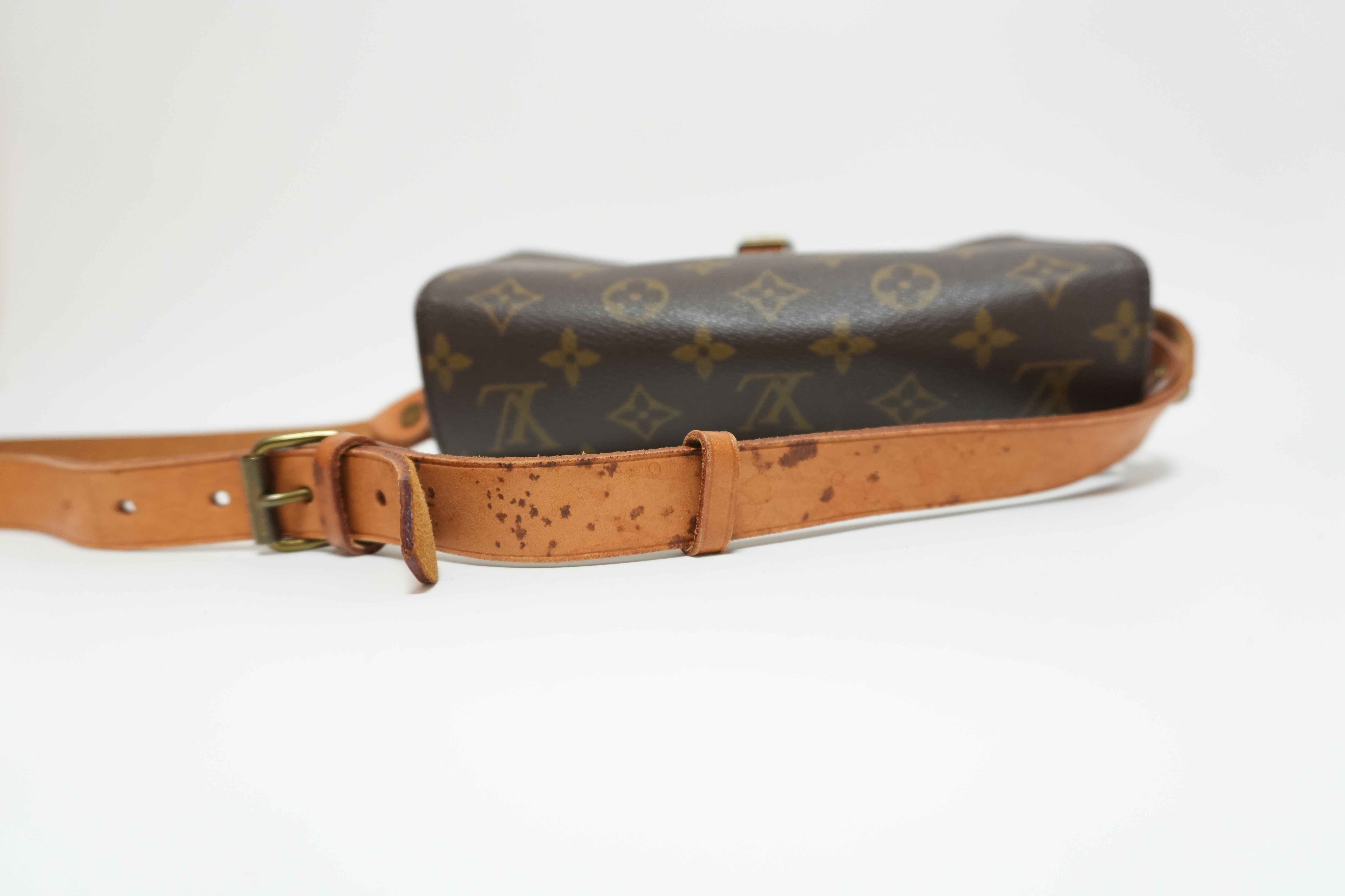 Pre-Owned Prada Saffiano Briefcase Burgundy