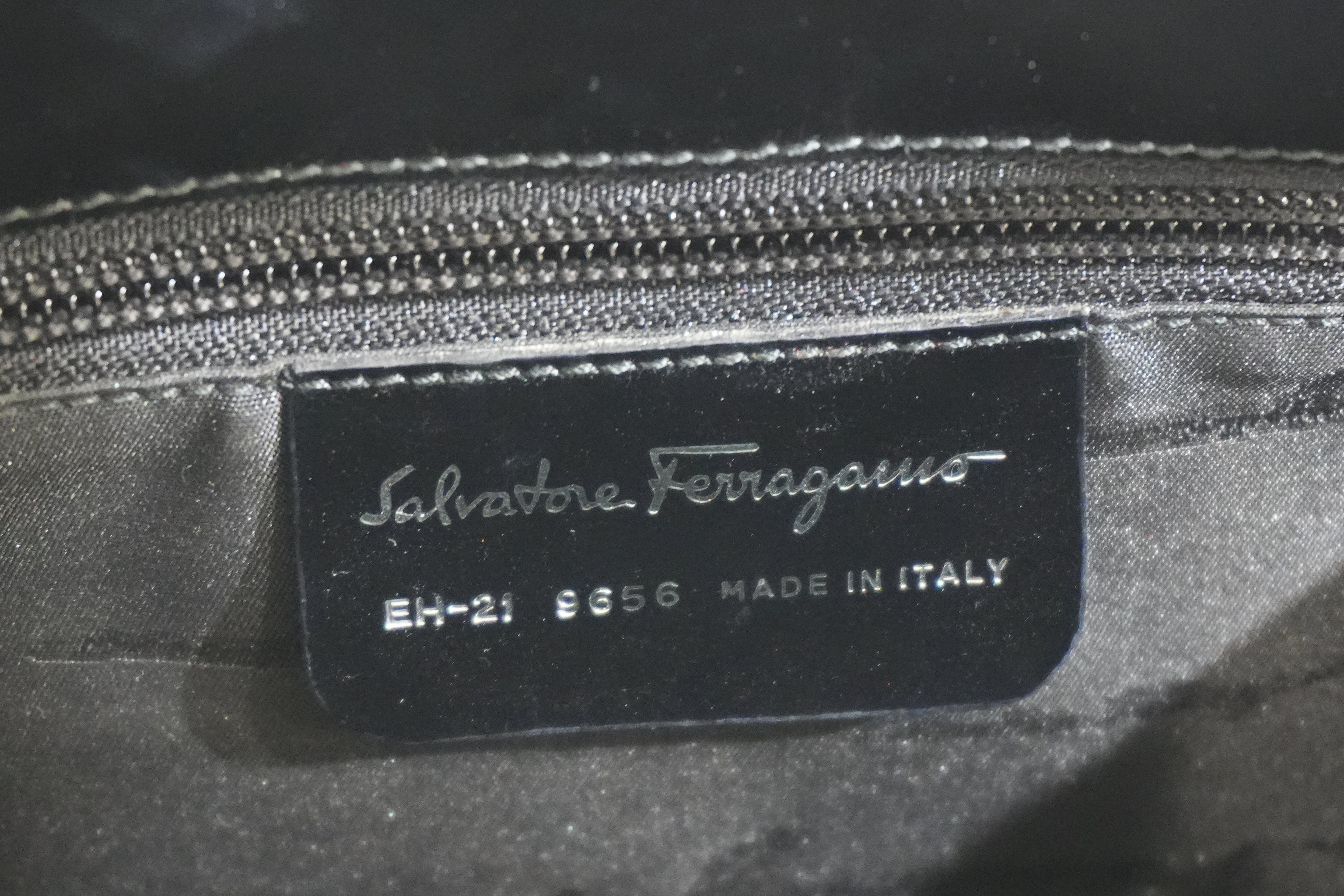 Pre-owned Ferragamo Tote Bag Black