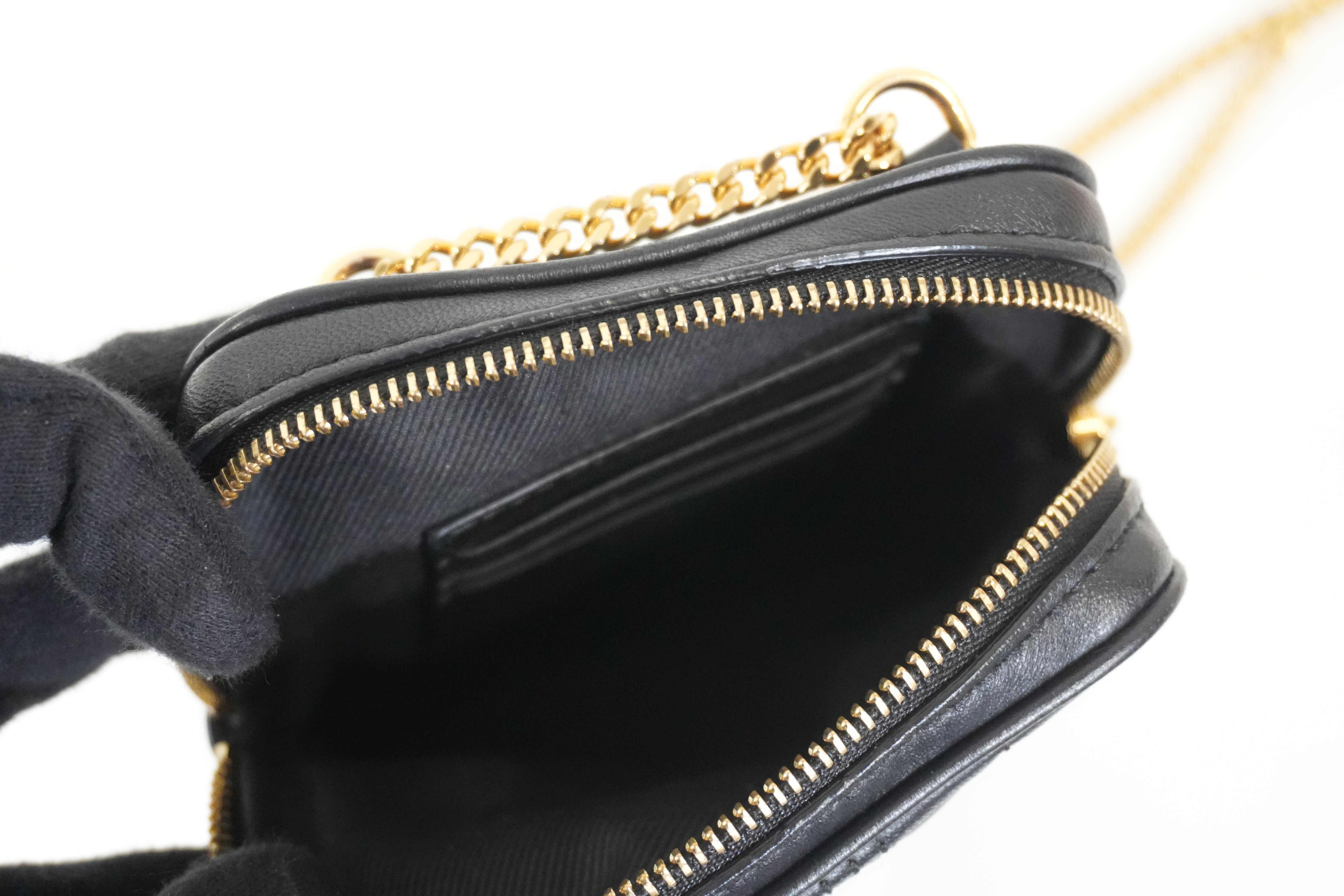 Pre-owned Burberry Mini Vertical Lola Pouch Crossbody Bag Black