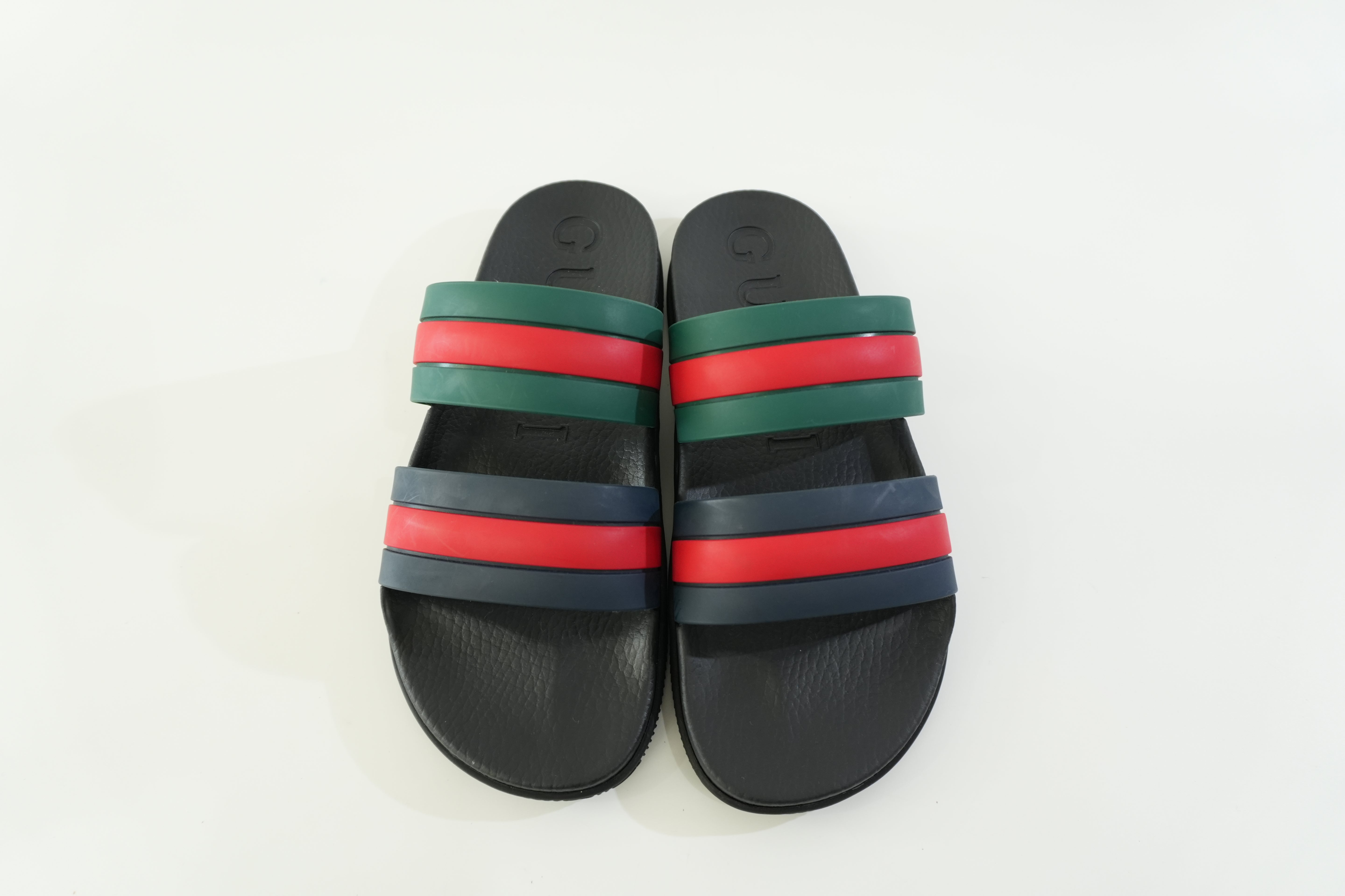 Pre-owned Gucci Sandals Size 9 Black
