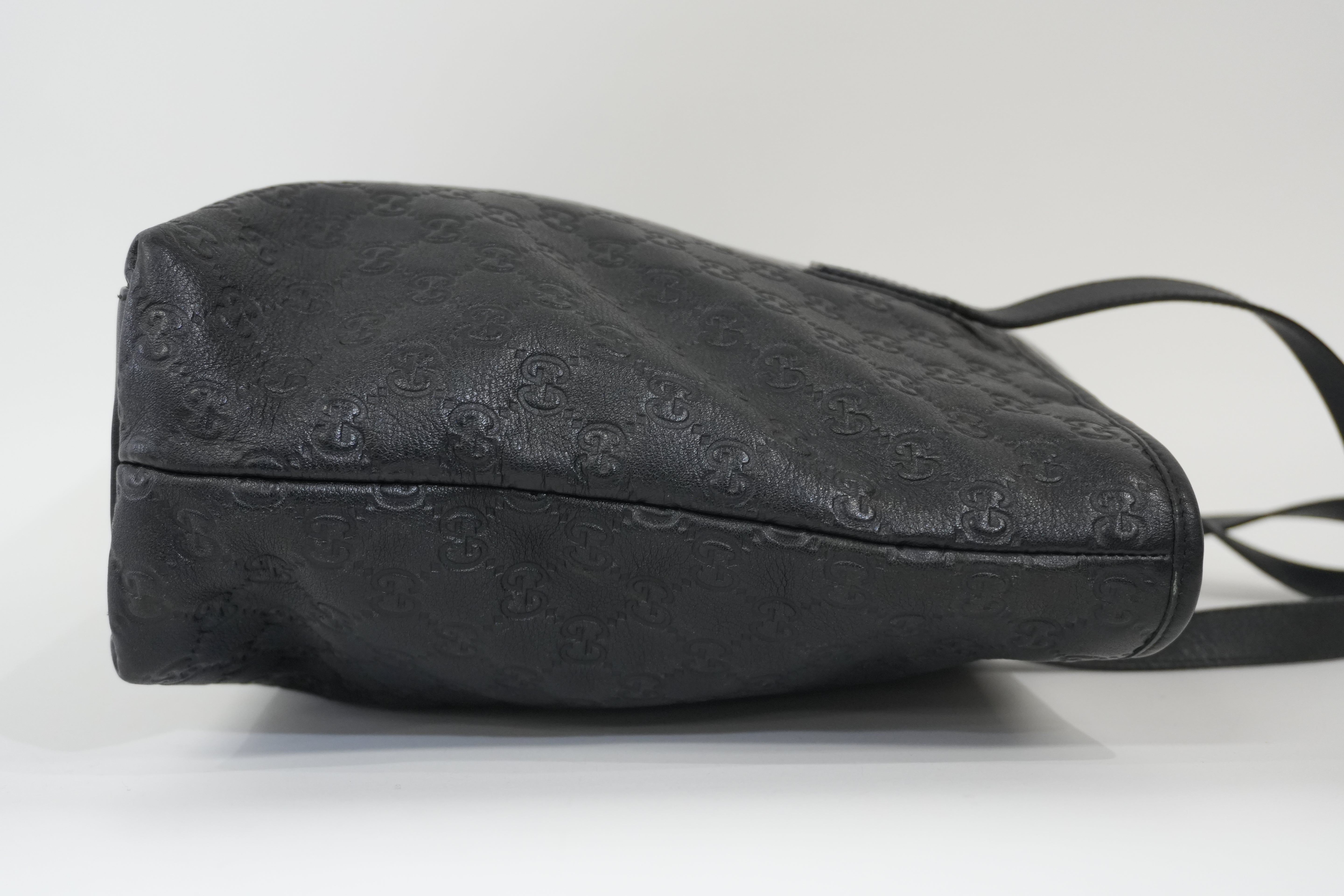 Pre-owned Gucci Guccisima Tote Bag Black