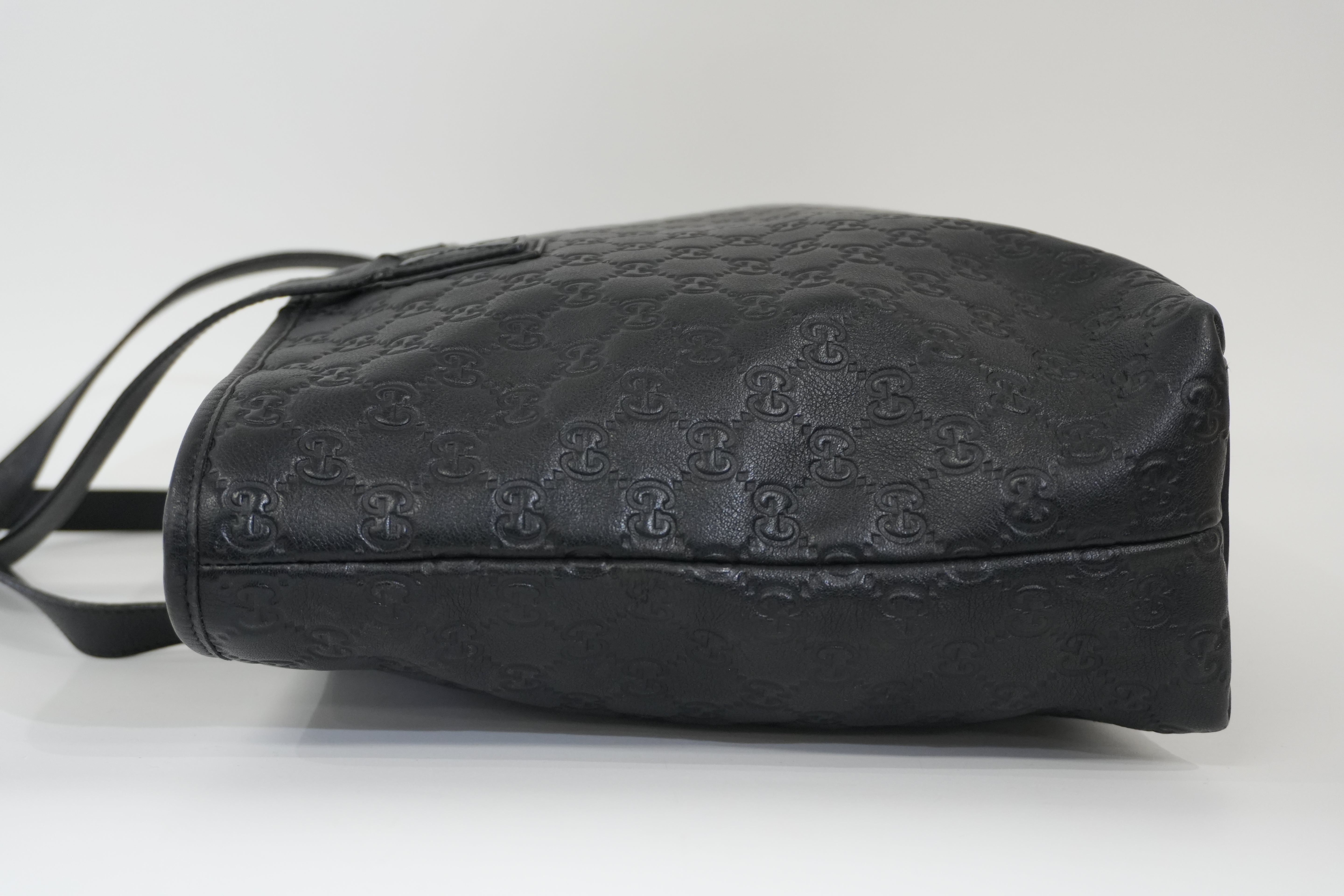 Pre-owned Gucci Guccisima Tote Bag Black