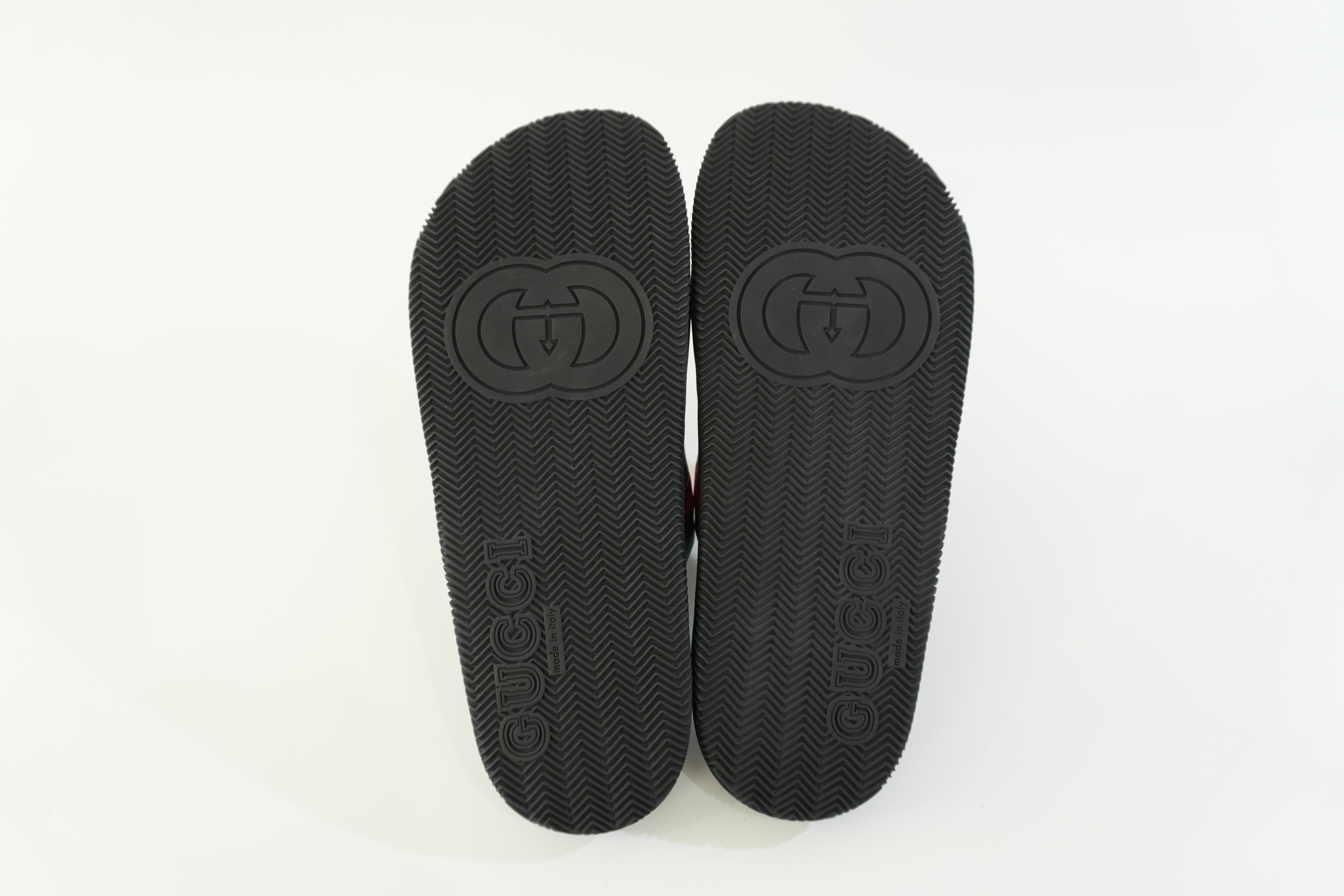 Pre-owned Gucci Sandals Size 9 Black