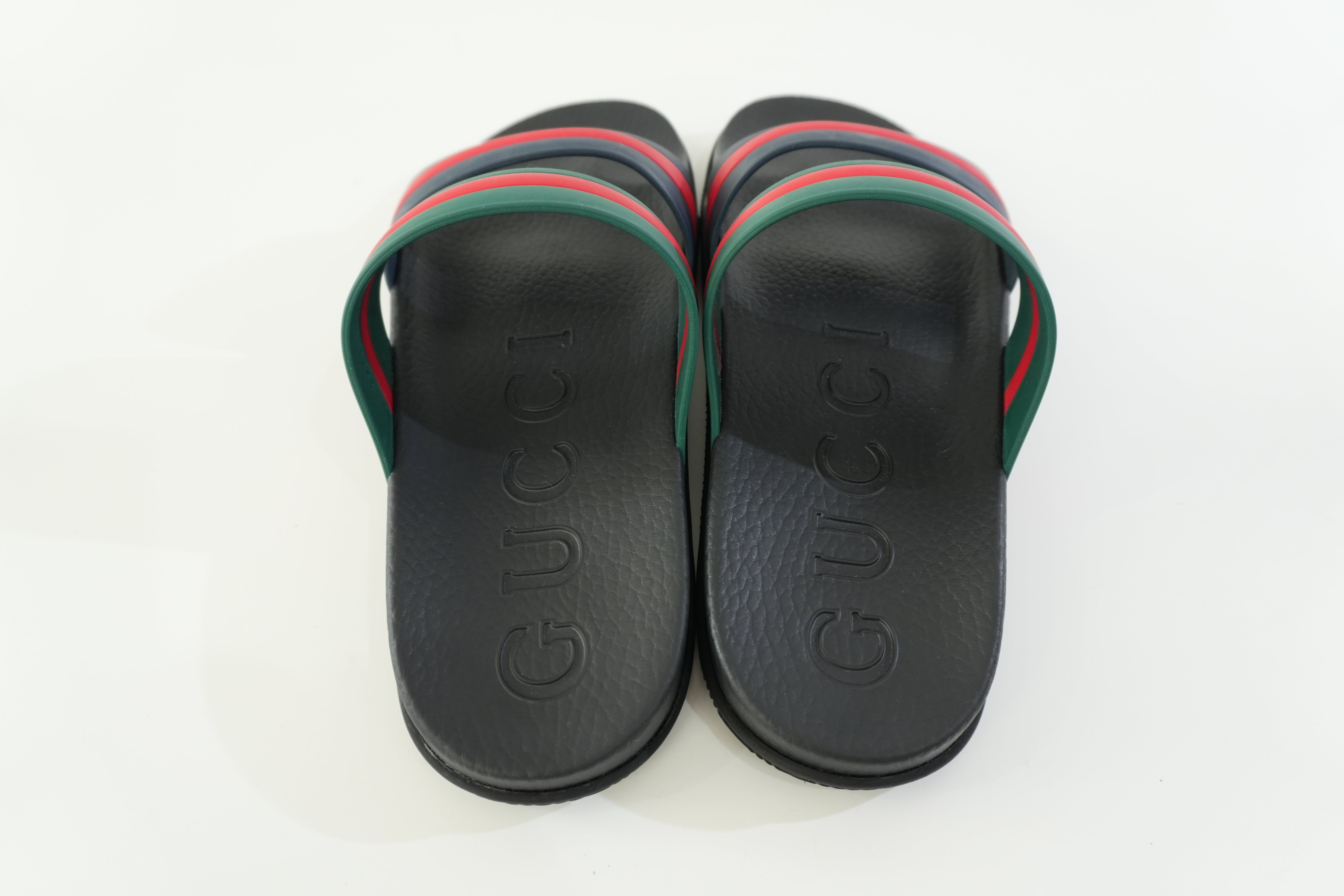 Pre-owned Gucci Sandals Size 9 Black