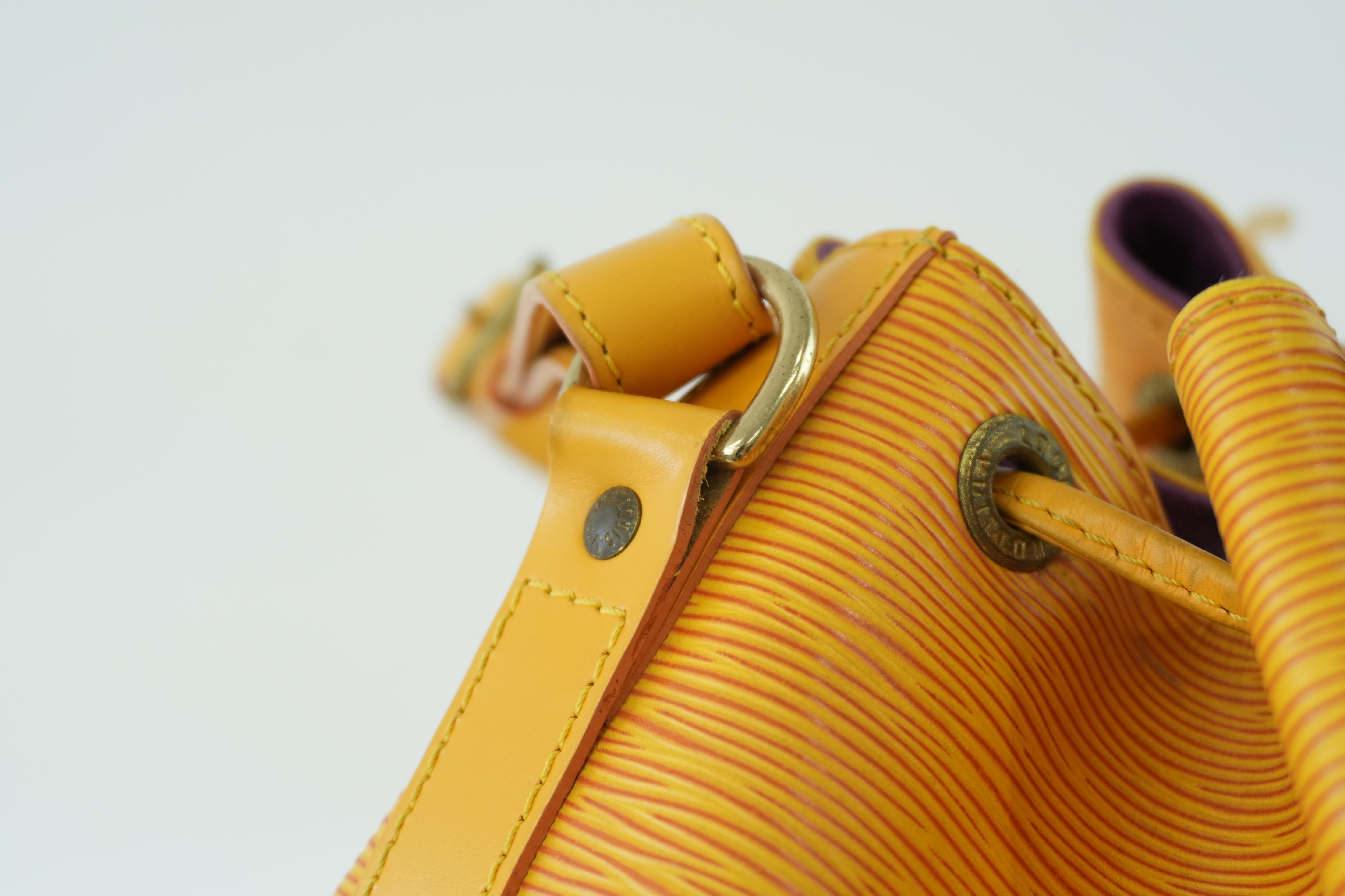 Louis Vuitton Noe GM Shoulder Bag Yellow Used