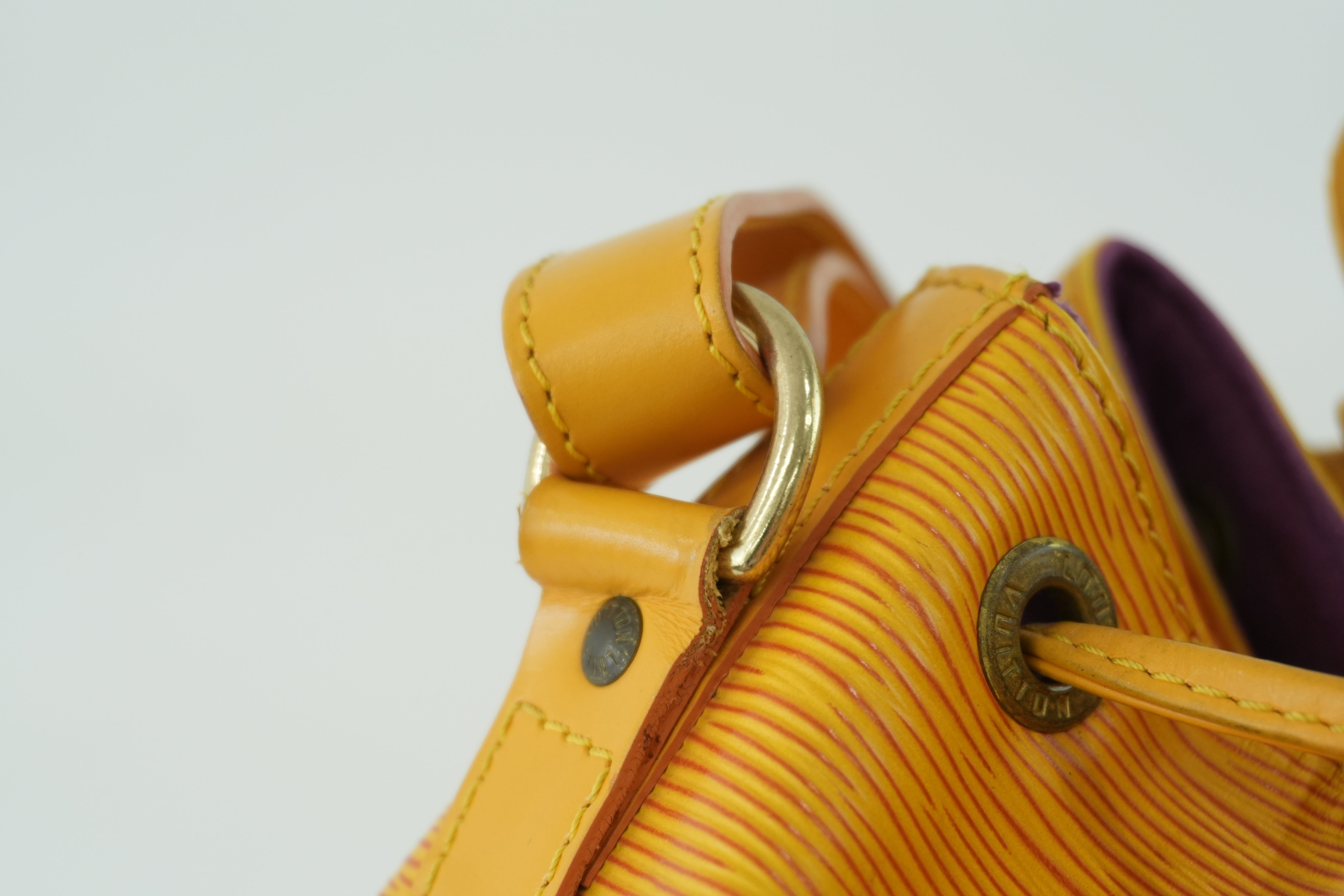 Louis Vuitton Noe GM Shoulder Bag Yellow Used