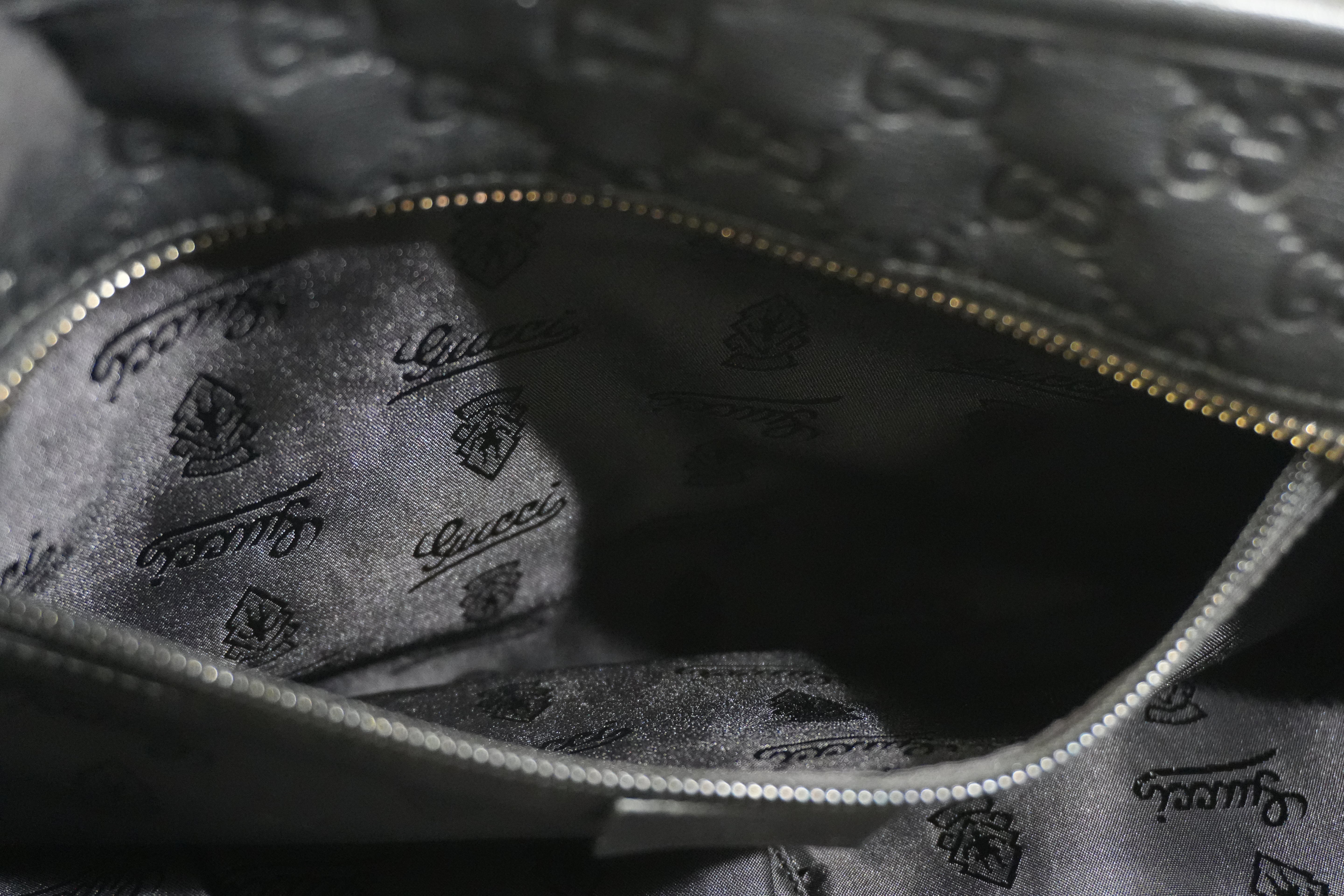 Pre-owned Gucci Guccisima Tote Bag Black