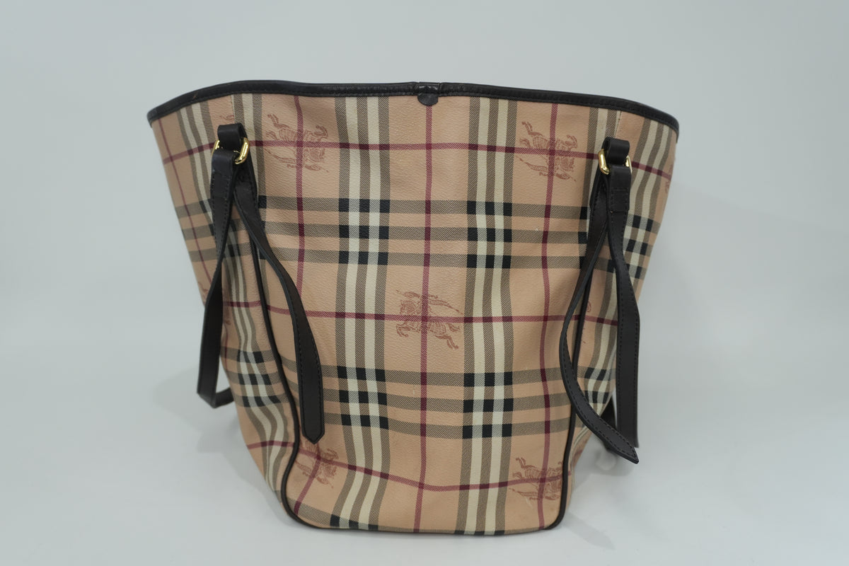 Pre-Owned Haymarket Check Canterbury Tote Bag