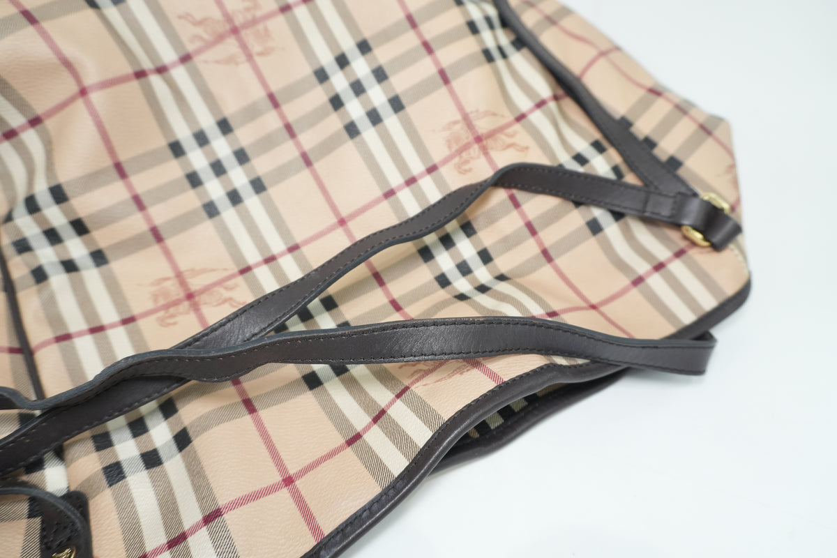 Pre-Owned Haymarket Check Canterbury Tote Bag
