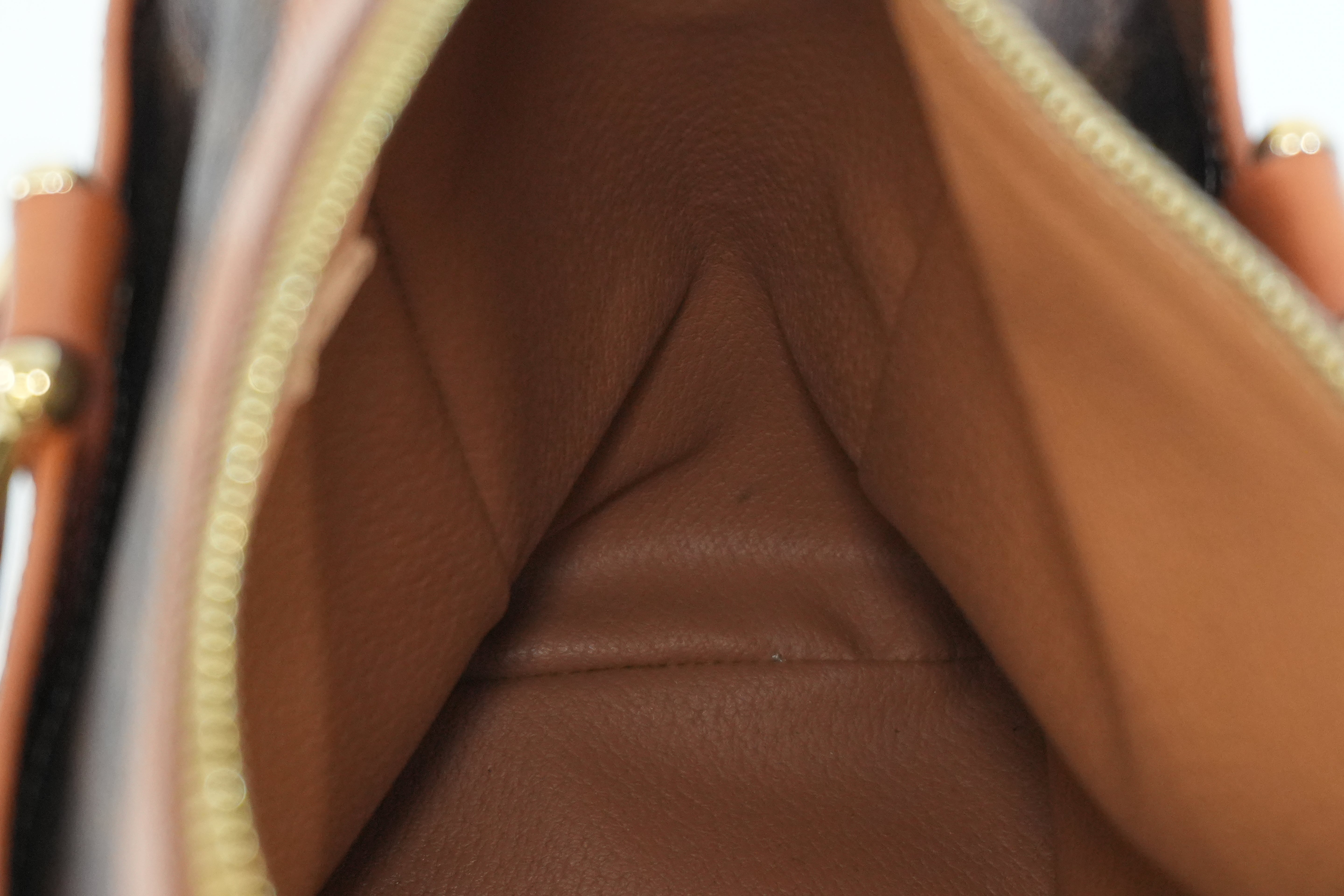Pre-owned Celine Macadam Boston Bag Brown