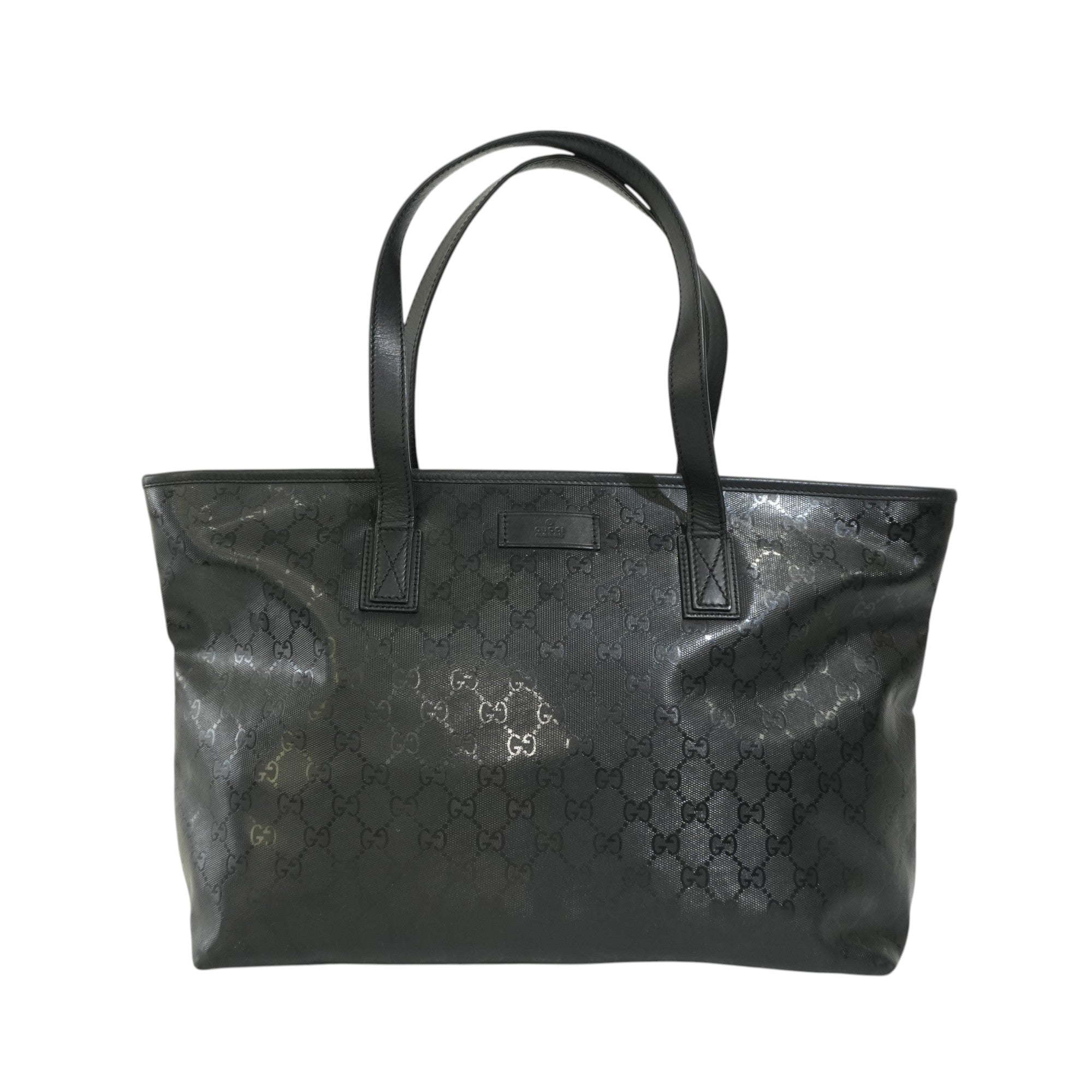 Pre-owned Gucci Guccisima Tote Bag Black