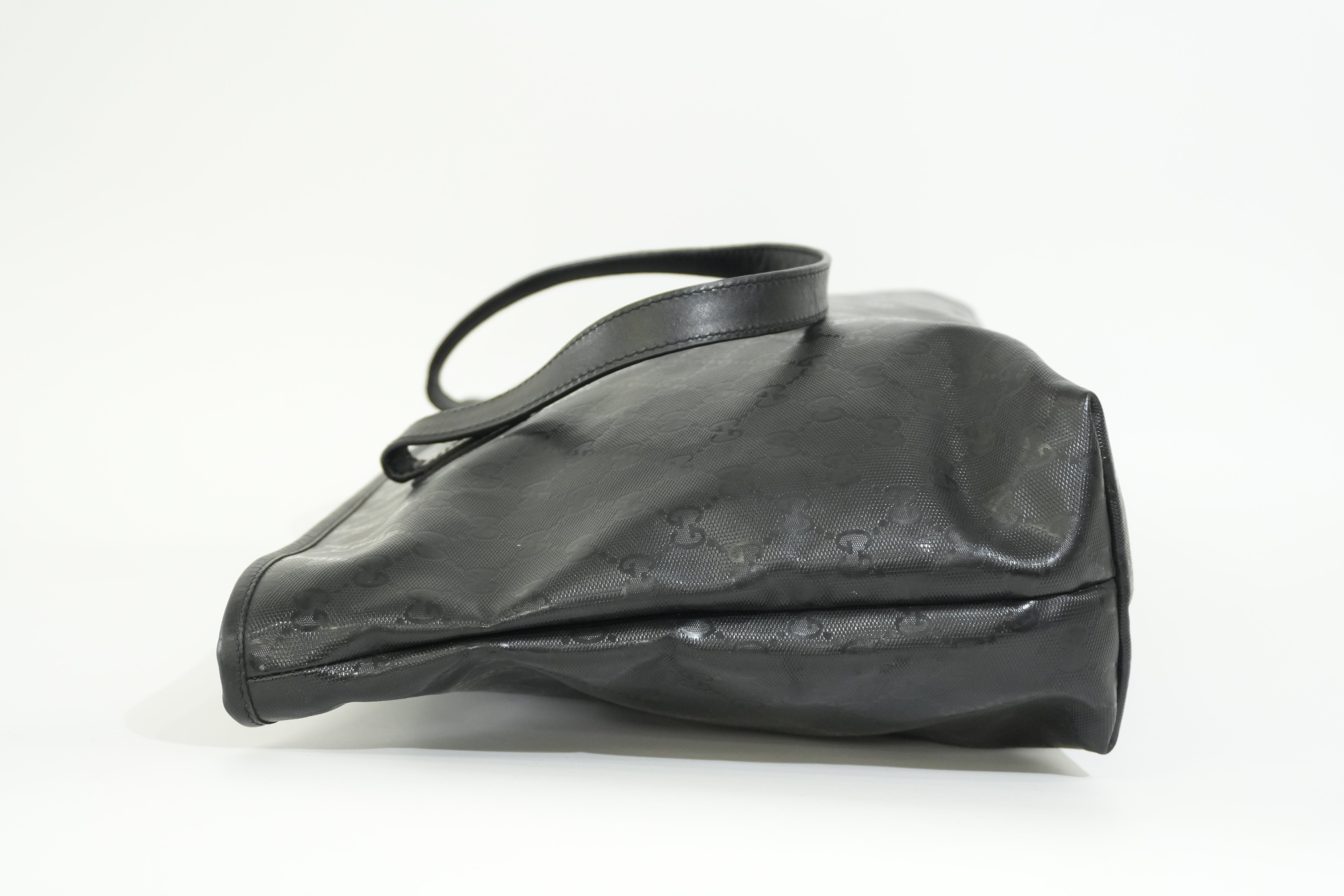 Pre-owned Gucci Guccisima Tote Bag Black