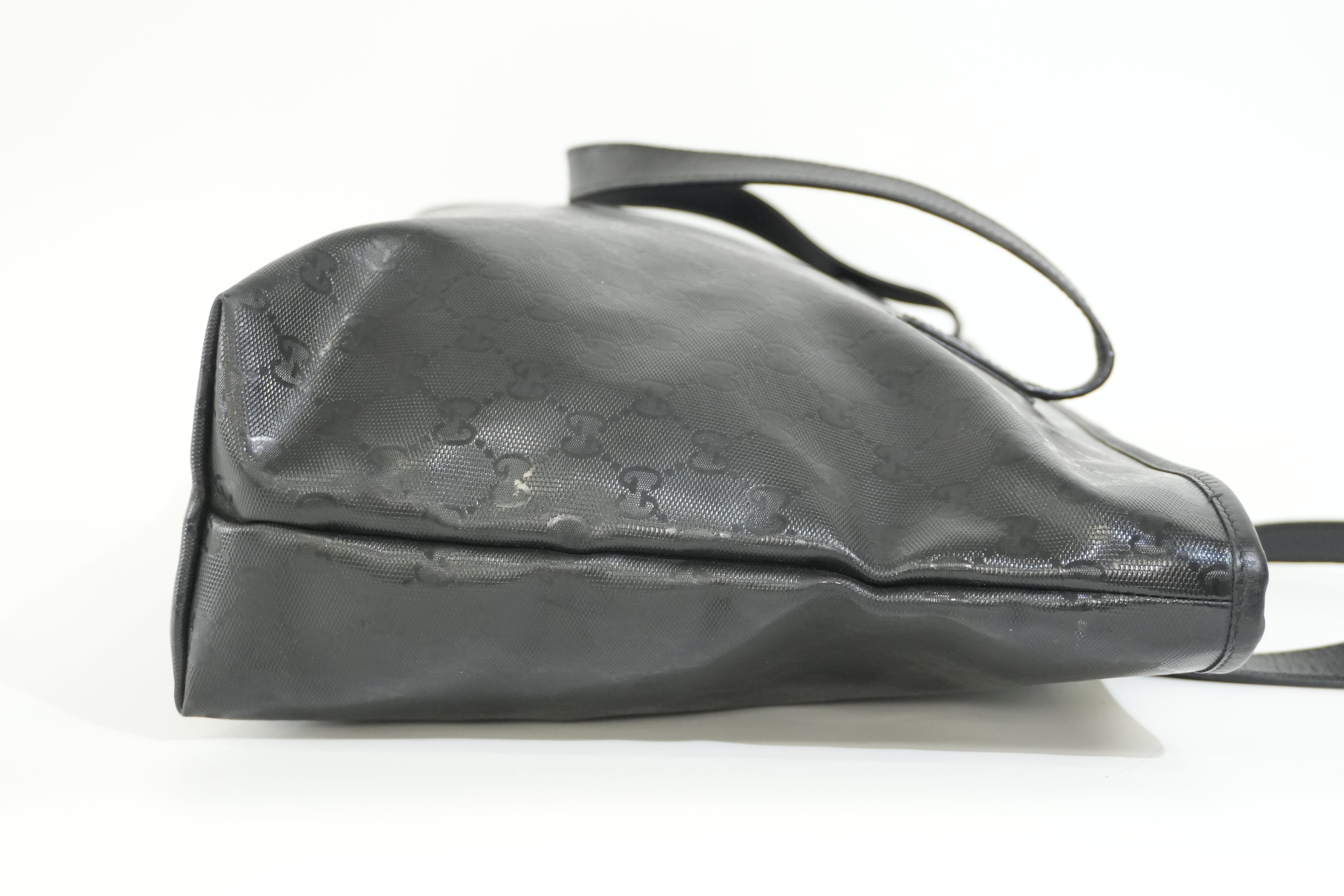 Pre-owned Gucci Guccisima Tote Bag Black